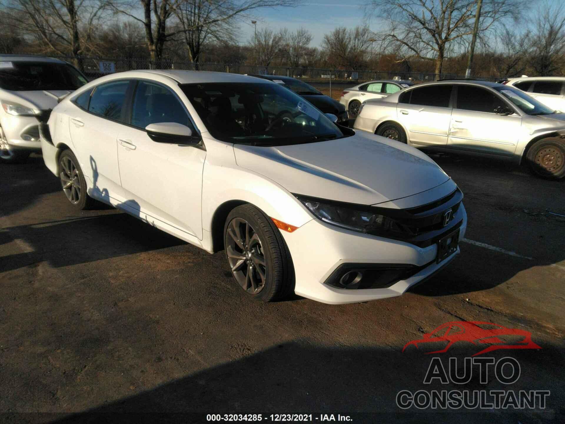 HONDA CIVIC SEDAN 2019 - 2HGFC2F80KH539910