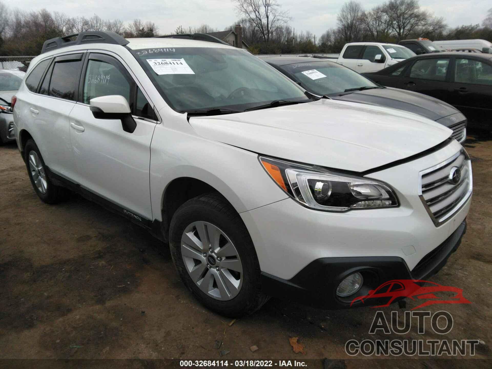 SUBARU OUTBACK 2017 - 4S4BSAFC9H3245038