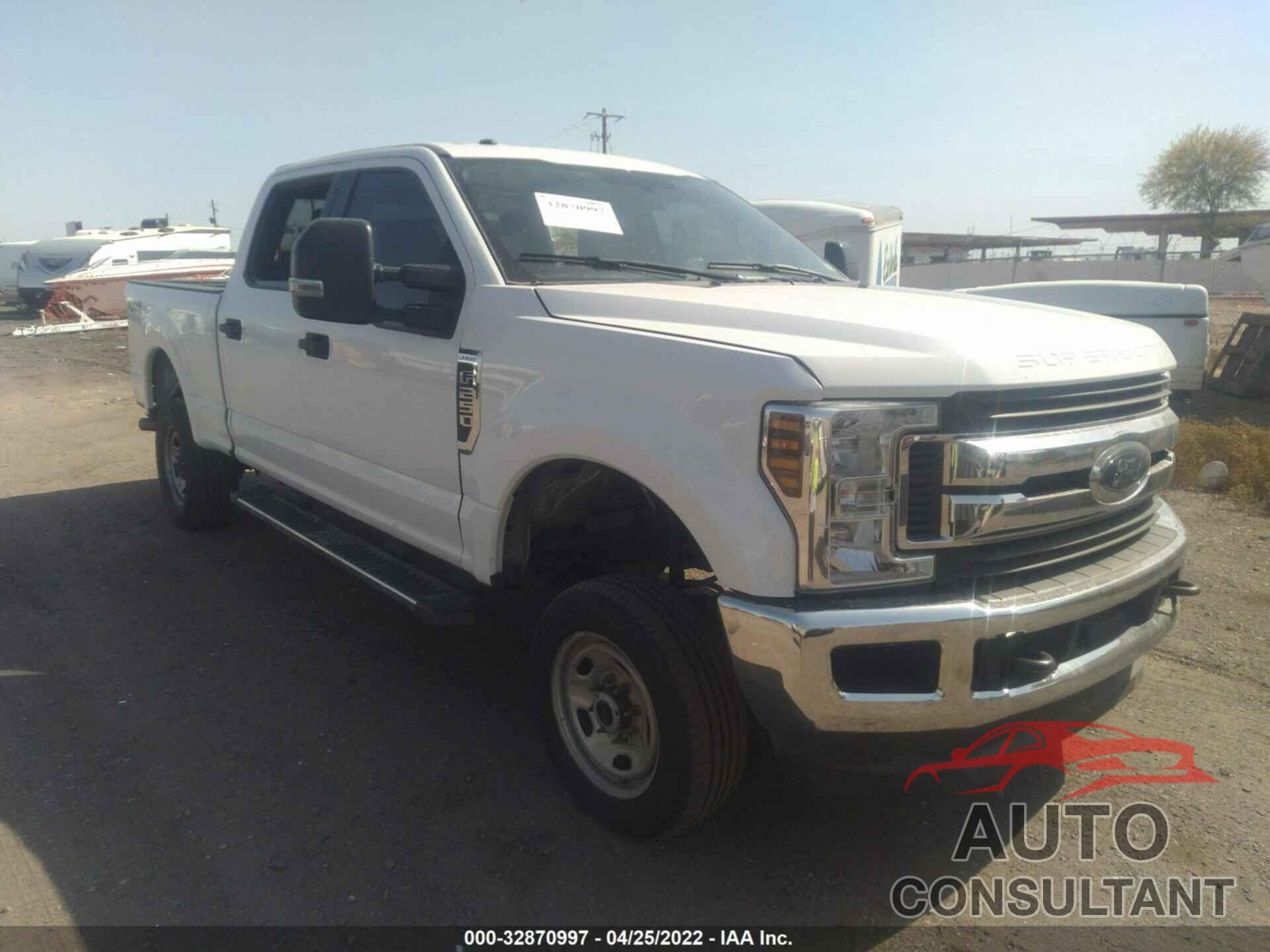 FORD SUPER DUTY F-250 SRW 2019 - 1FT7W2B61KEC60665