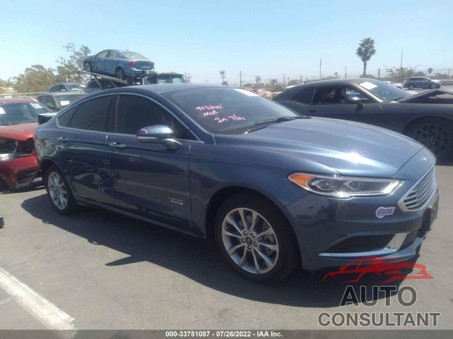 FORD FUSION ENERGI 2018 - 3FA6P0PU6JR268170