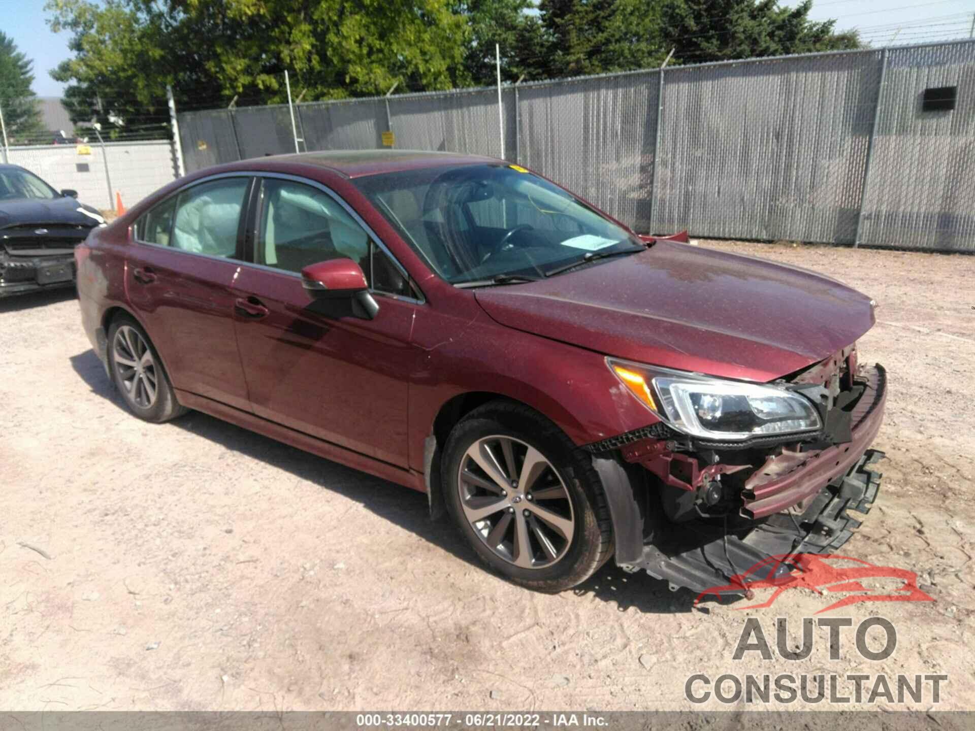 SUBARU LEGACY 2017 - 4S3BNAK6XH3060623