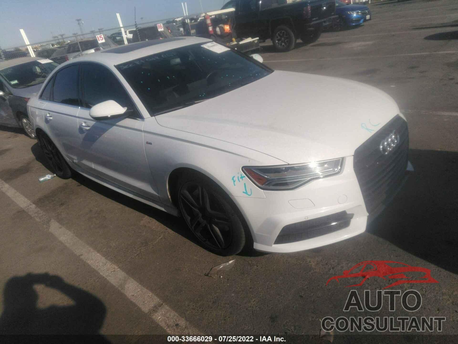 AUDI A6 2016 - WAUGFAFC0GN109900