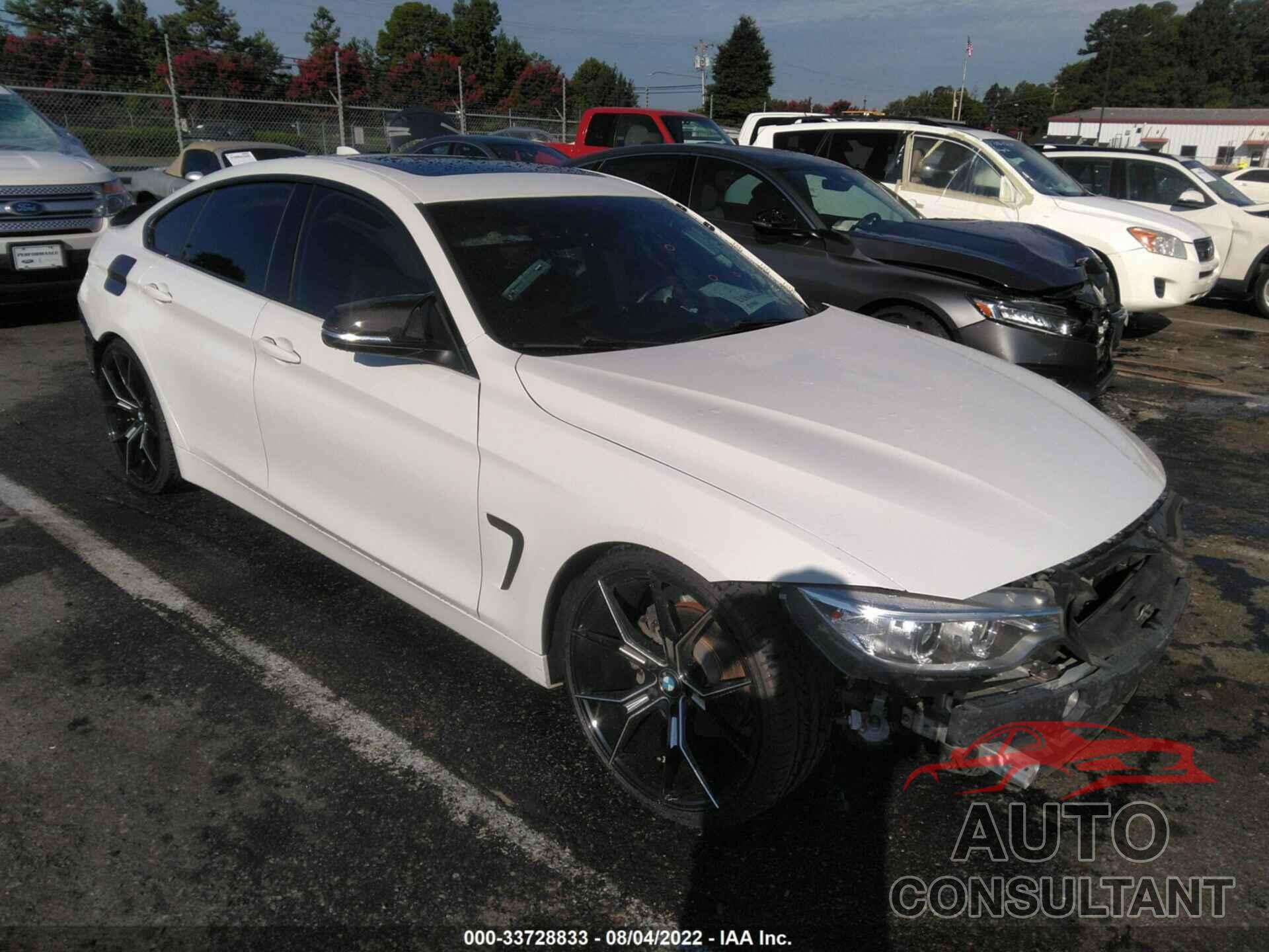 BMW 4 SERIES 2017 - WBA4F7C58HG438068