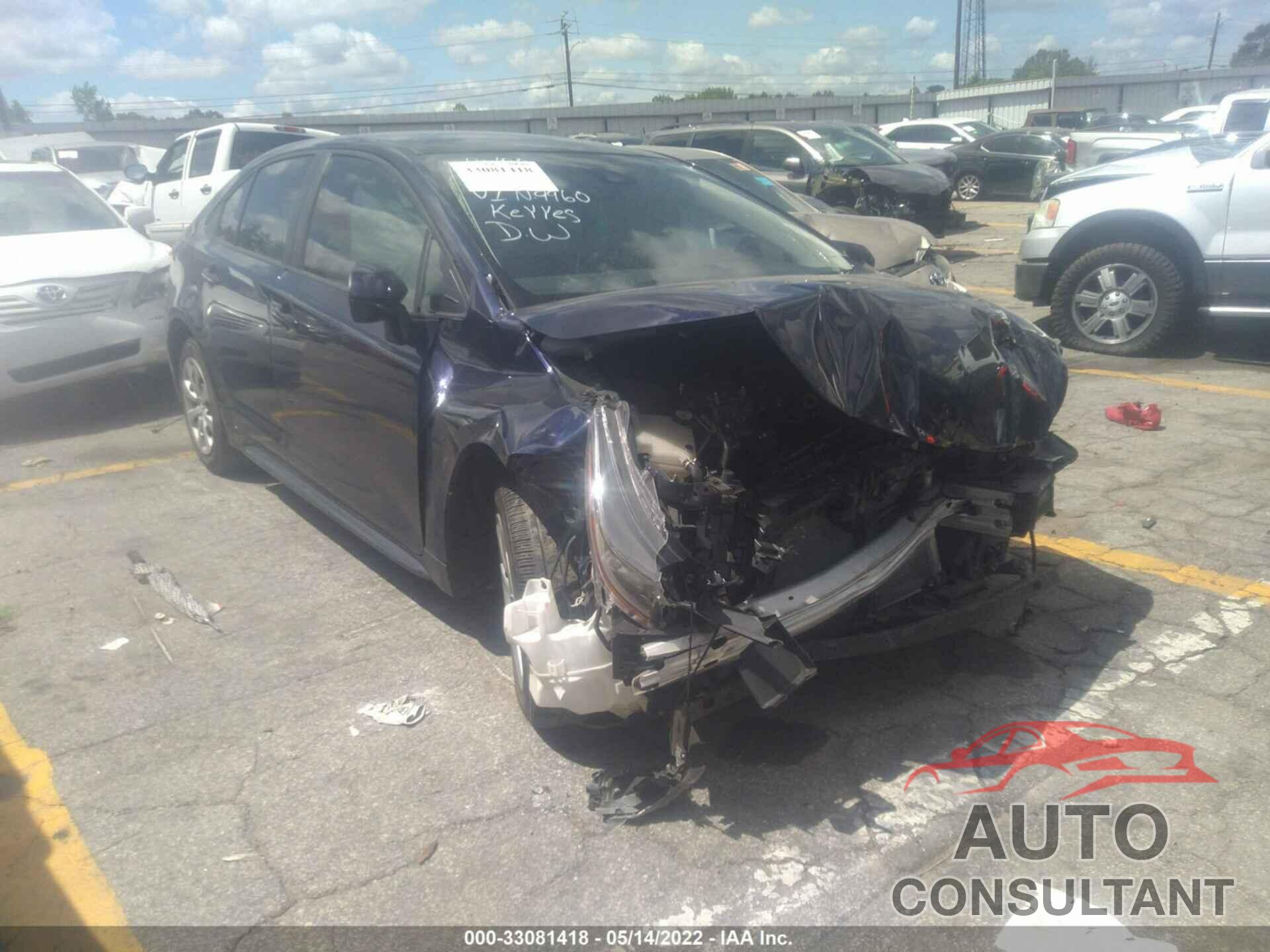 TOYOTA COROLLA 2020 - JTDEPRAE0LJ009960