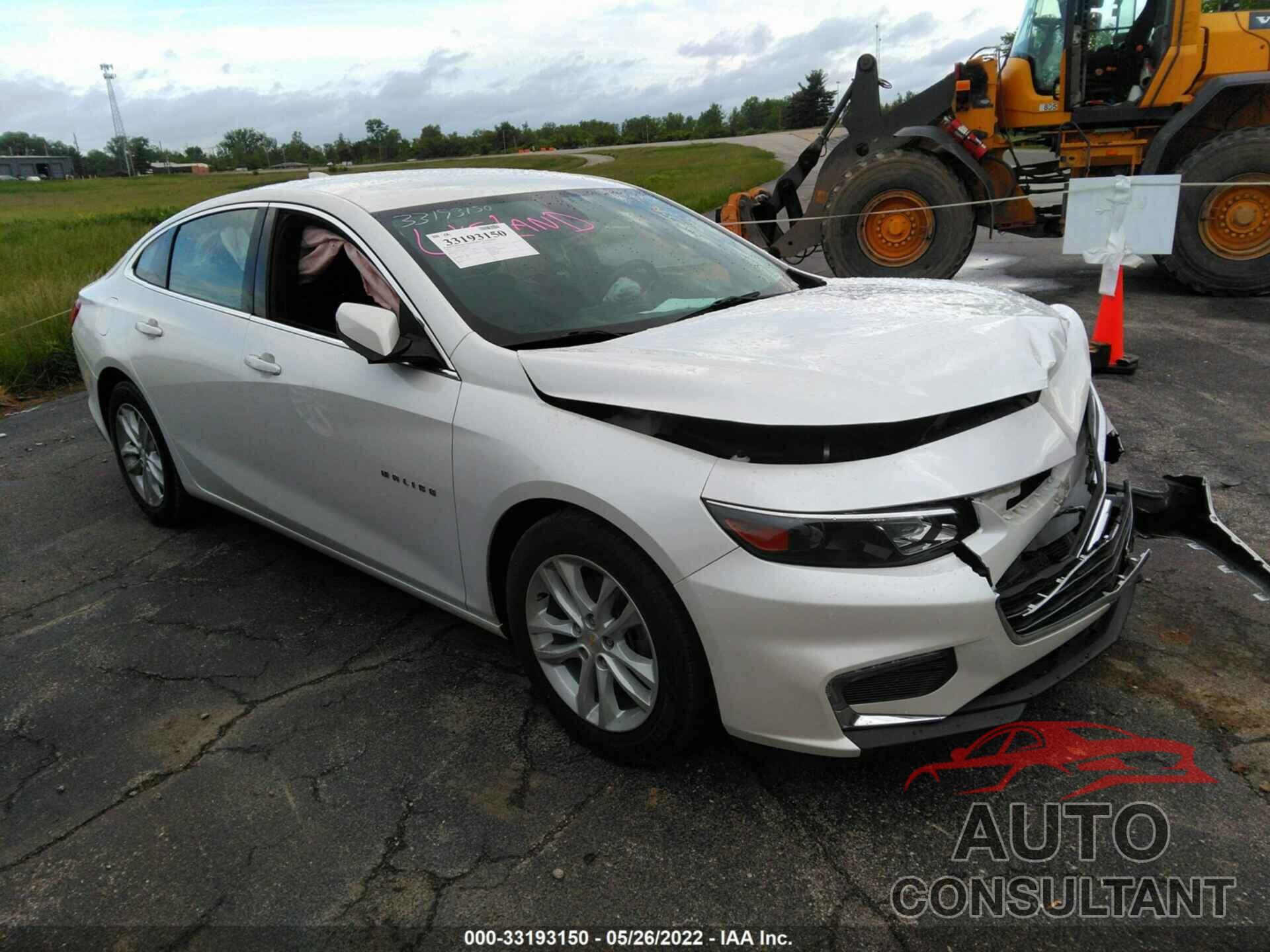 CHEVROLET MALIBU 2016 - 1G1ZE5ST7GF266984