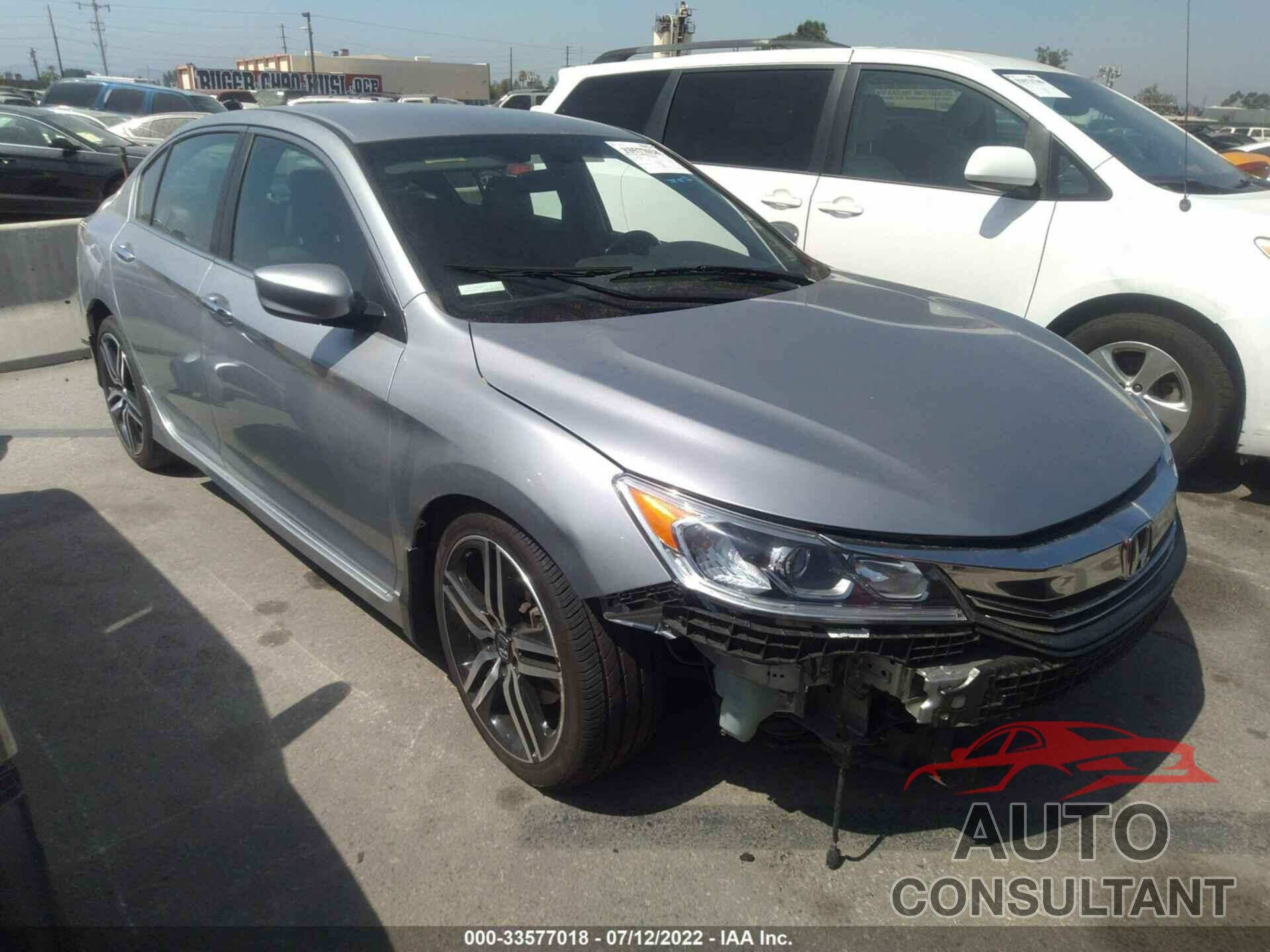 HONDA ACCORD SEDAN 2017 - 1HGCR2F5XHA071344