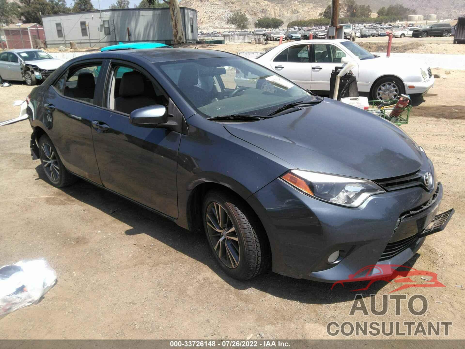 TOYOTA COROLLA 2016 - 5YFBURHE7GP457261