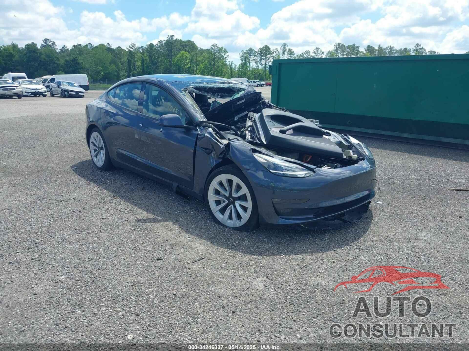 TESLA MODEL 3 2022 - 5YJ3E1EB0NF124664