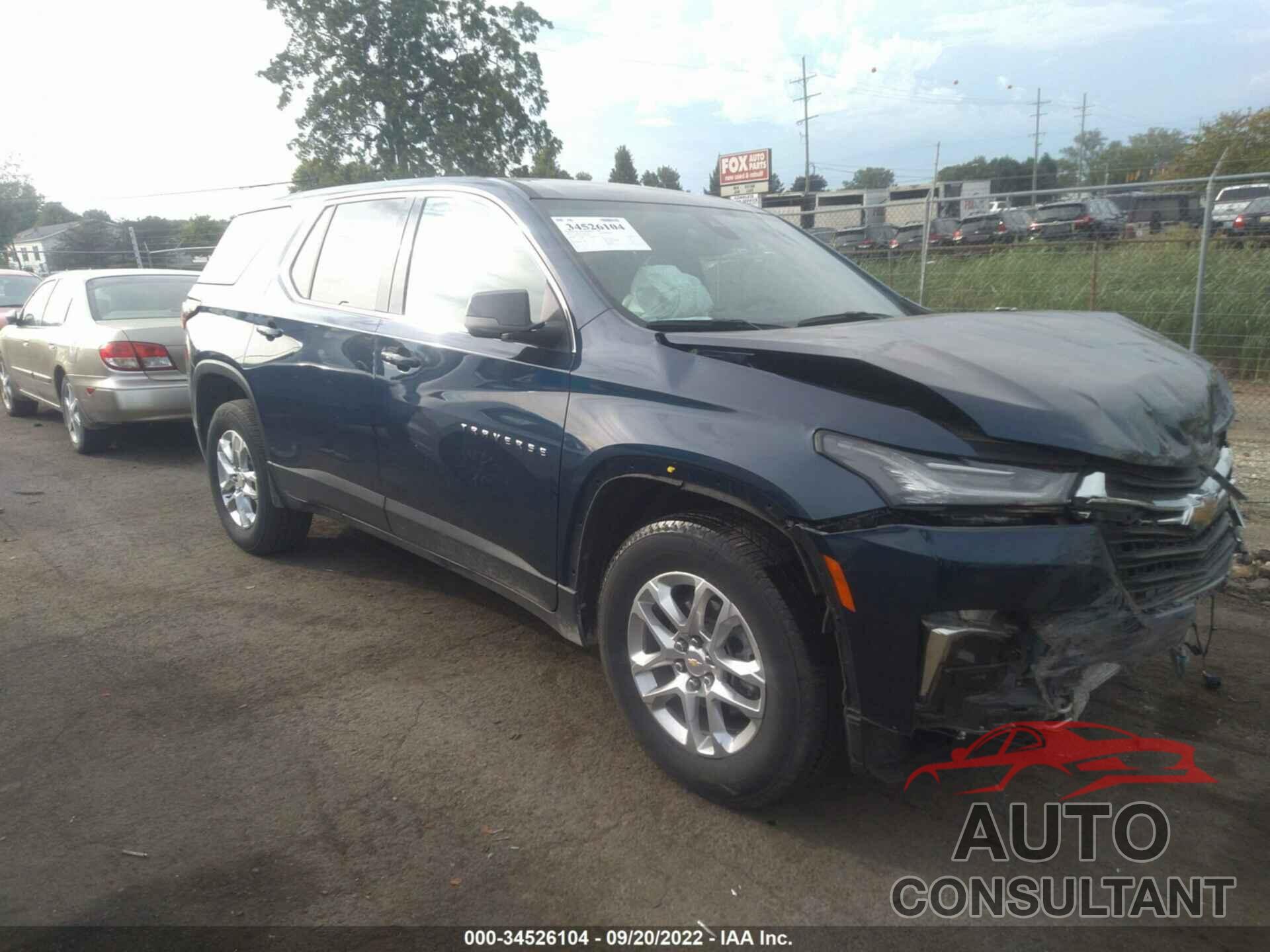 CHEVROLET TRAVERSE 2022 - 1GNEVFKW0NJ122782