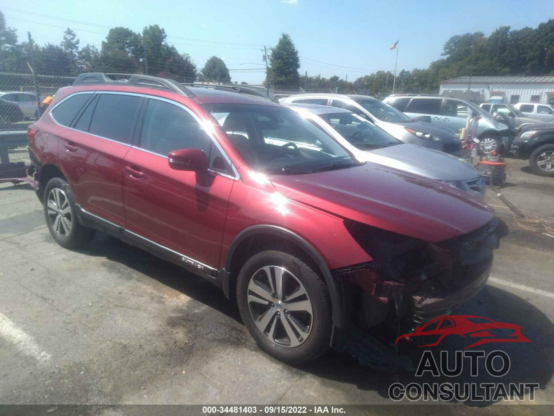 SUBARU OUTBACK 2018 - 4S4BSANC1J3211960