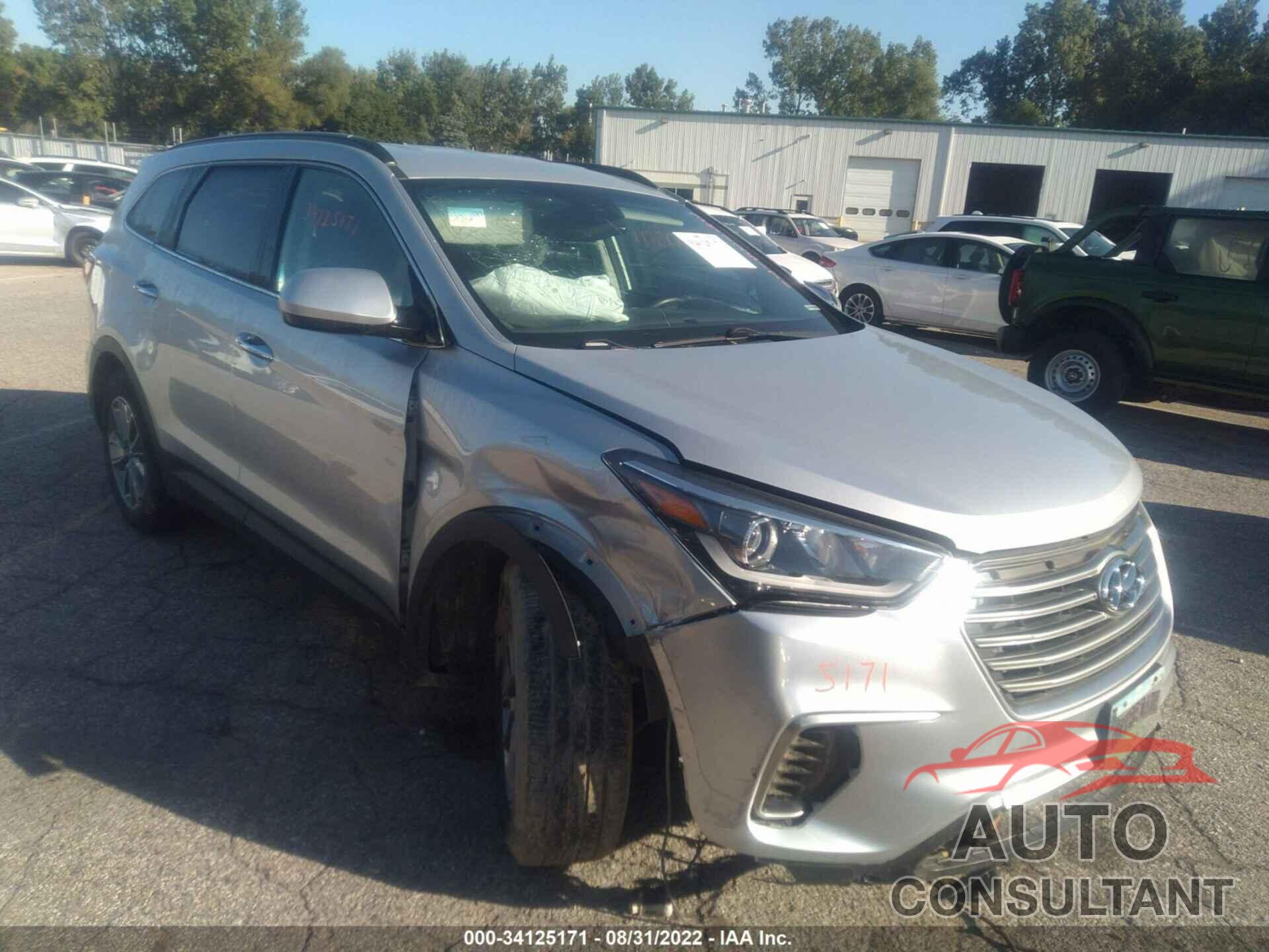 HYUNDAI SANTA FE 2017 - KM8SM4HF9HU205734