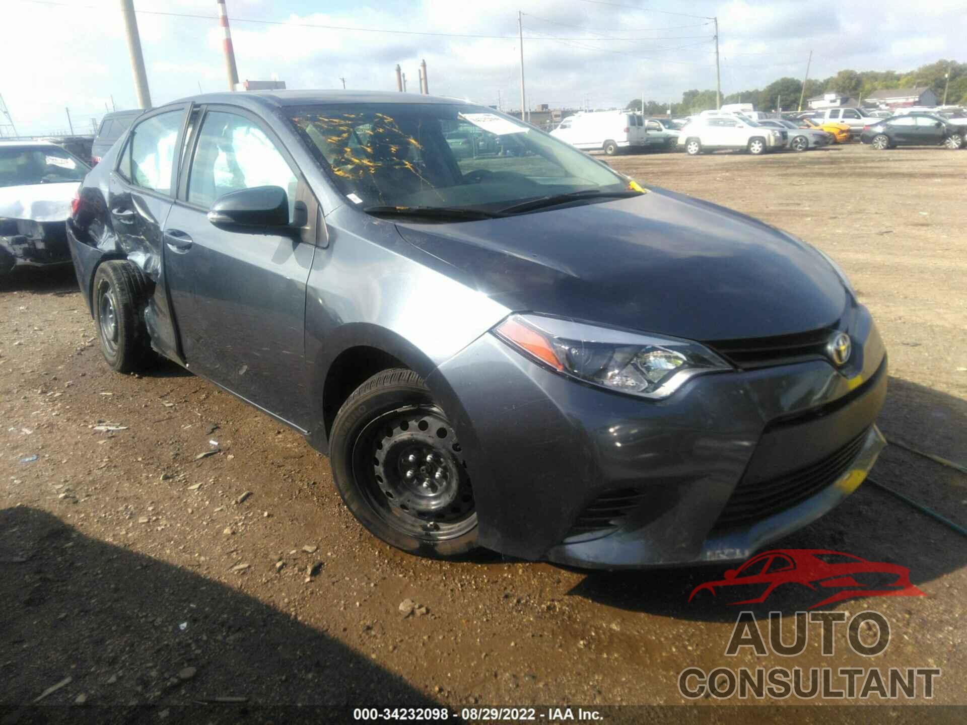 TOYOTA COROLLA 2016 - 2T1BURHE1GC628814