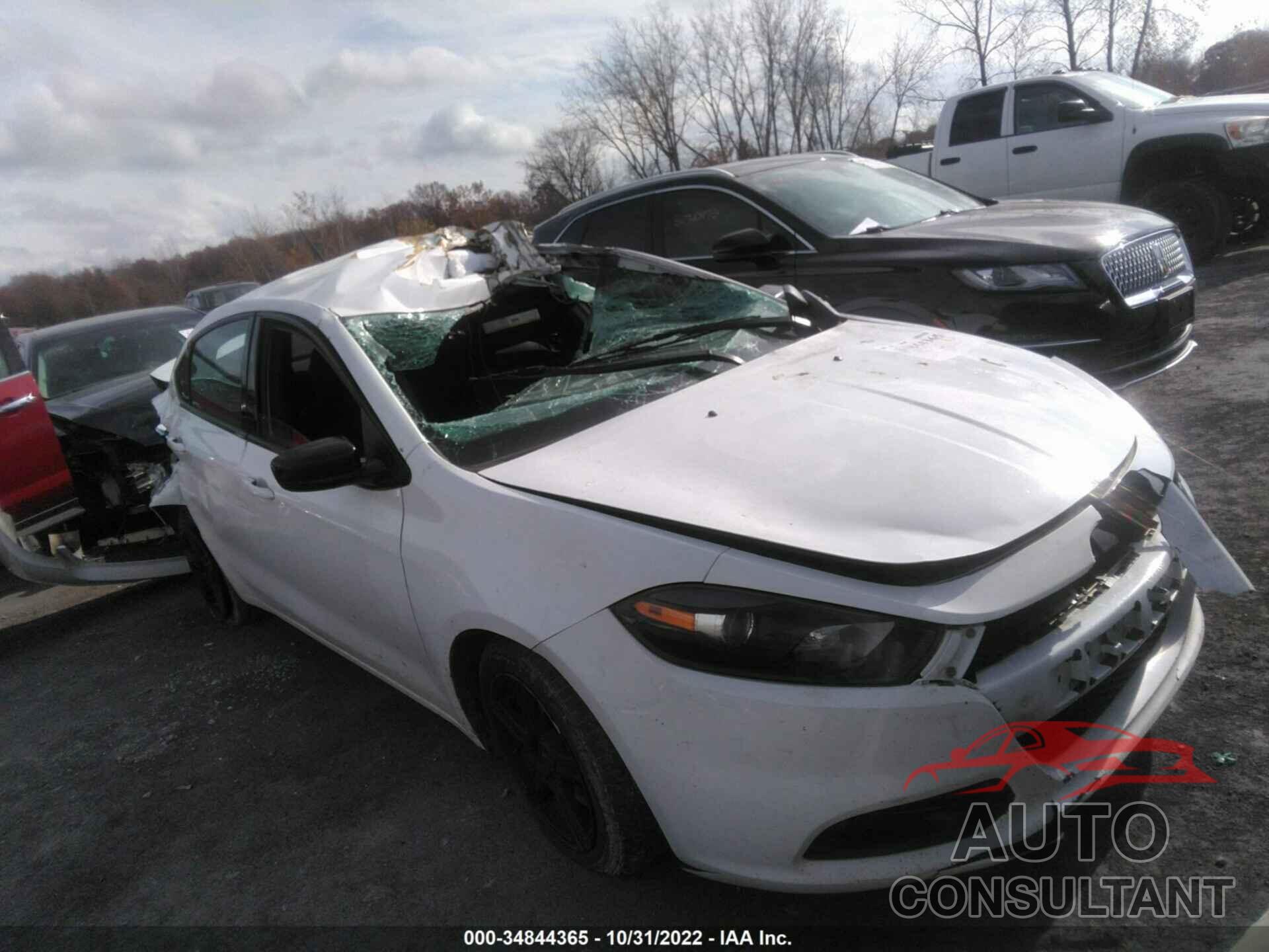 DODGE DART 2015 - 1C3CDFBB3FD253788