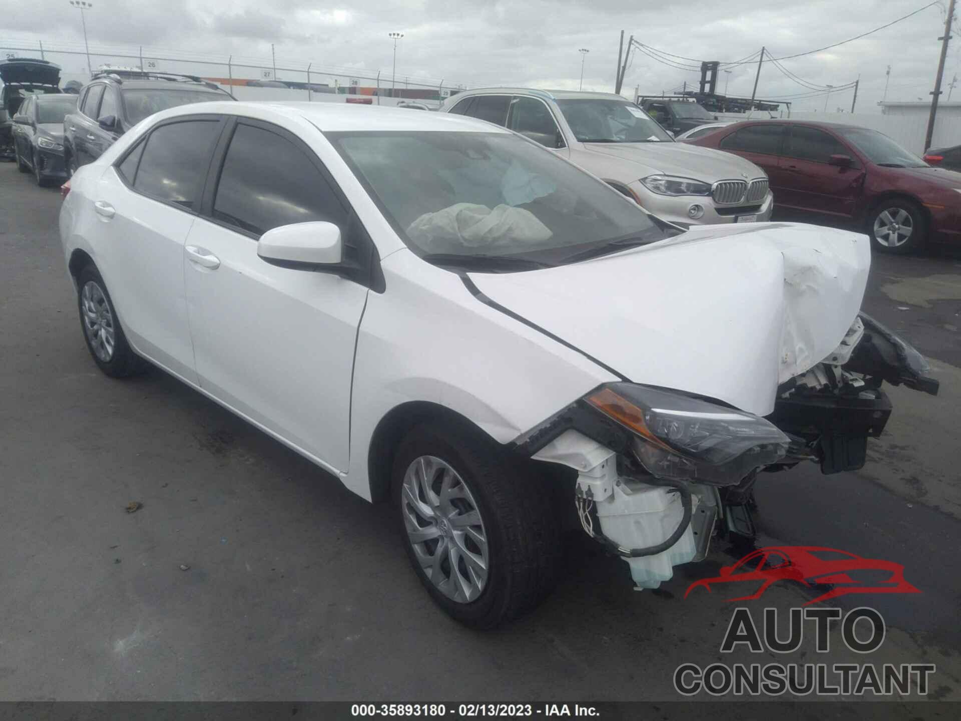 TOYOTA COROLLA 2019 - 5YFBURHE4KP936262