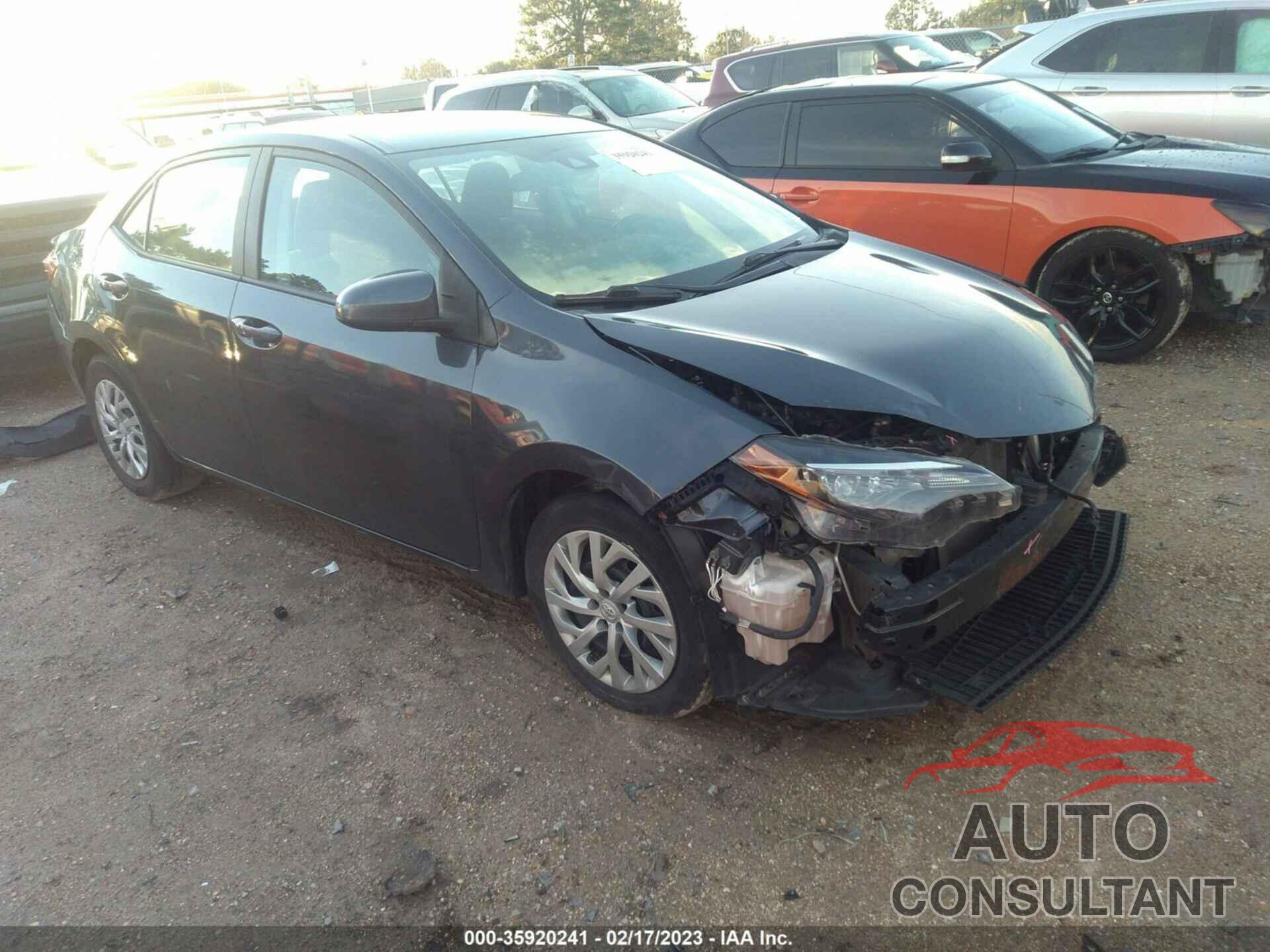 TOYOTA COROLLA 2019 - 5YFBURHE8KP905113