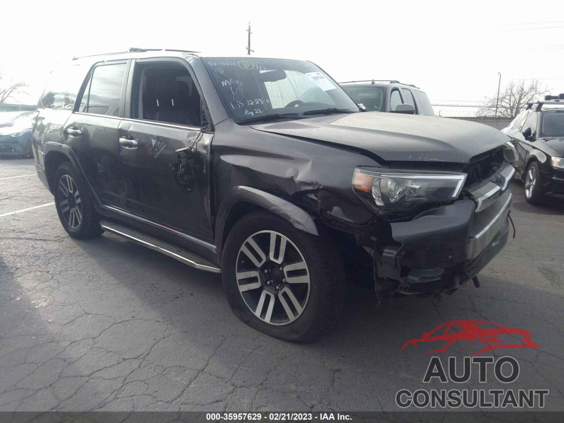 TOYOTA 4RUNNER 2016 - JTEBU5JR6G5297498