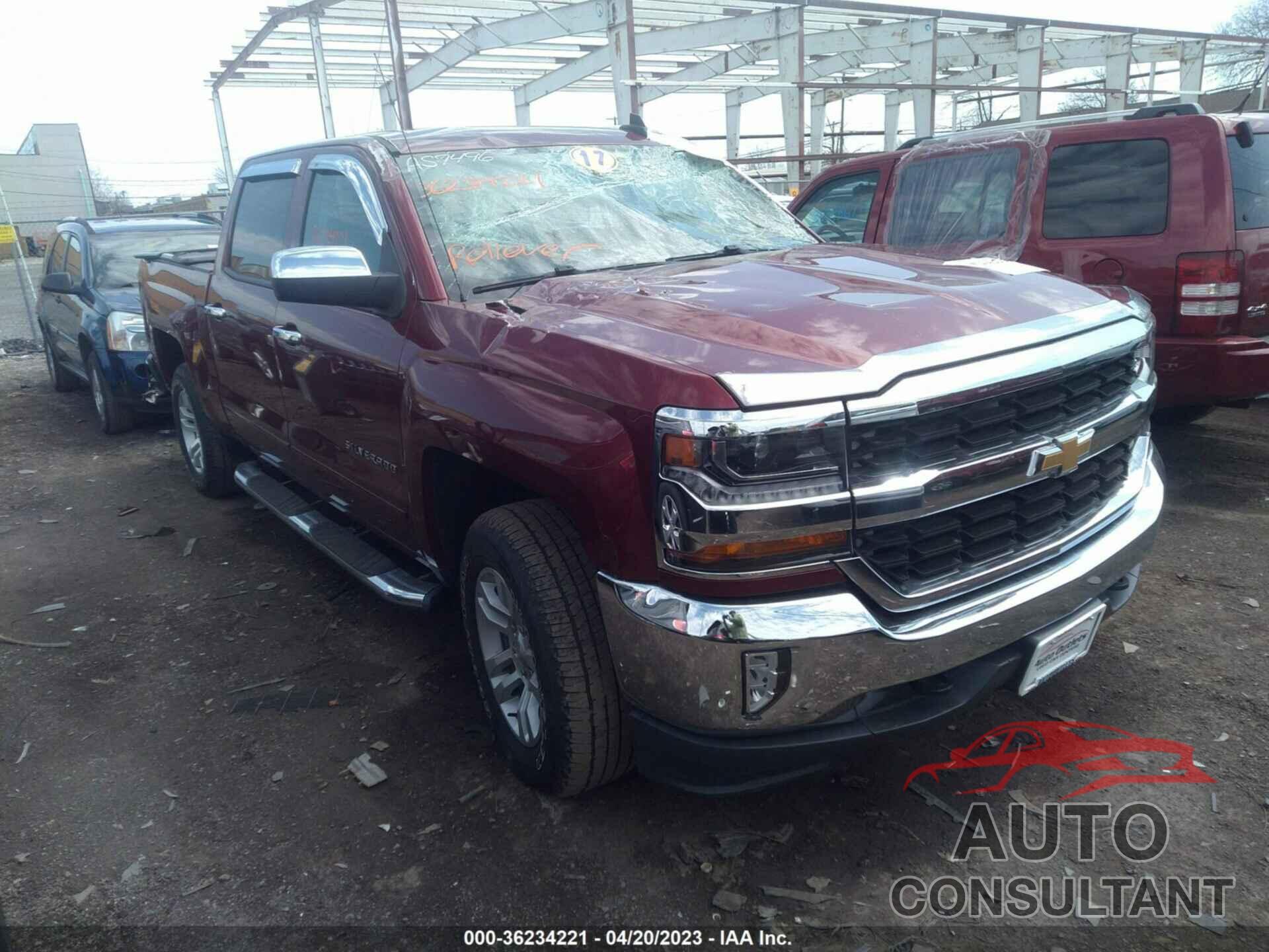 CHEVROLET SILVERADO 1500 2017 - 3GCUKREC5HG161826