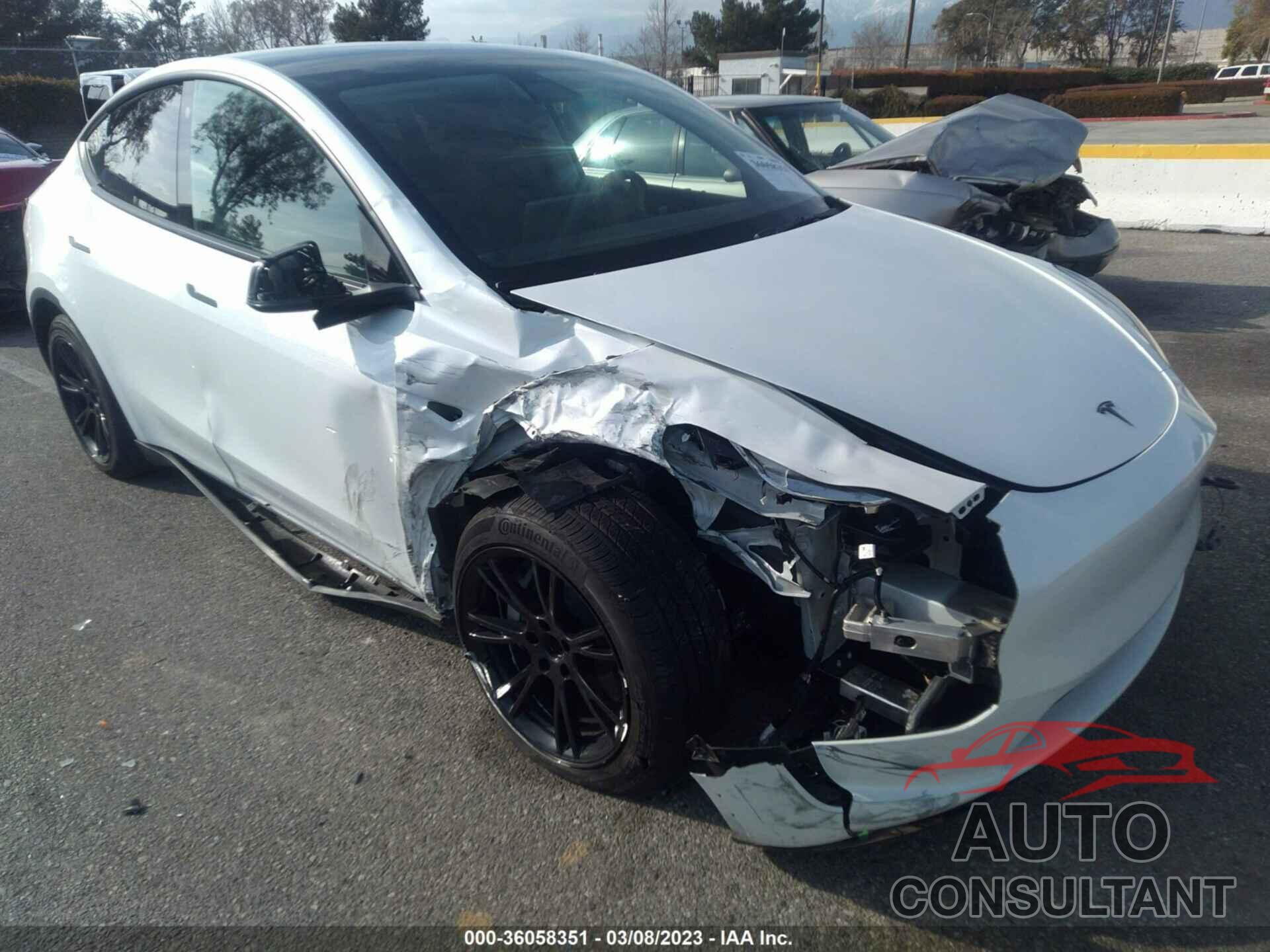 TESLA MODEL Y 2022 - 7SAYGDEE5NF408953