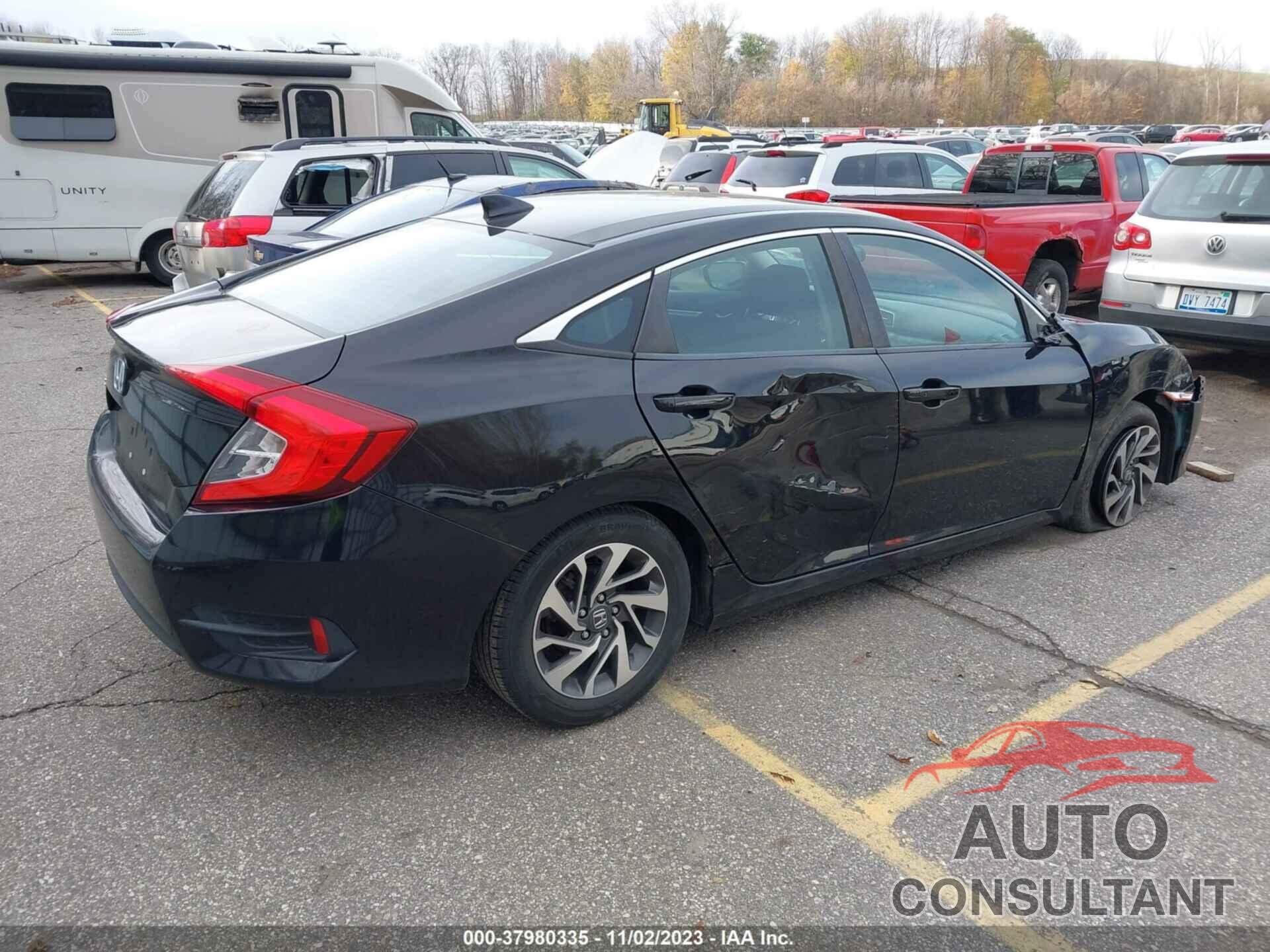 HONDA CIVIC SEDAN 2017 - 19XFC2F70HE035609