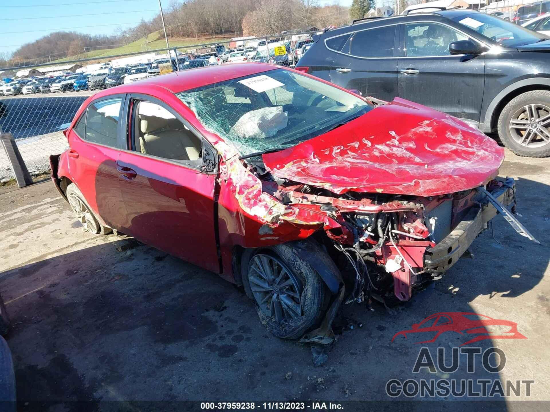 TOYOTA COROLLA 2015 - 2T1BURHE9FC357726