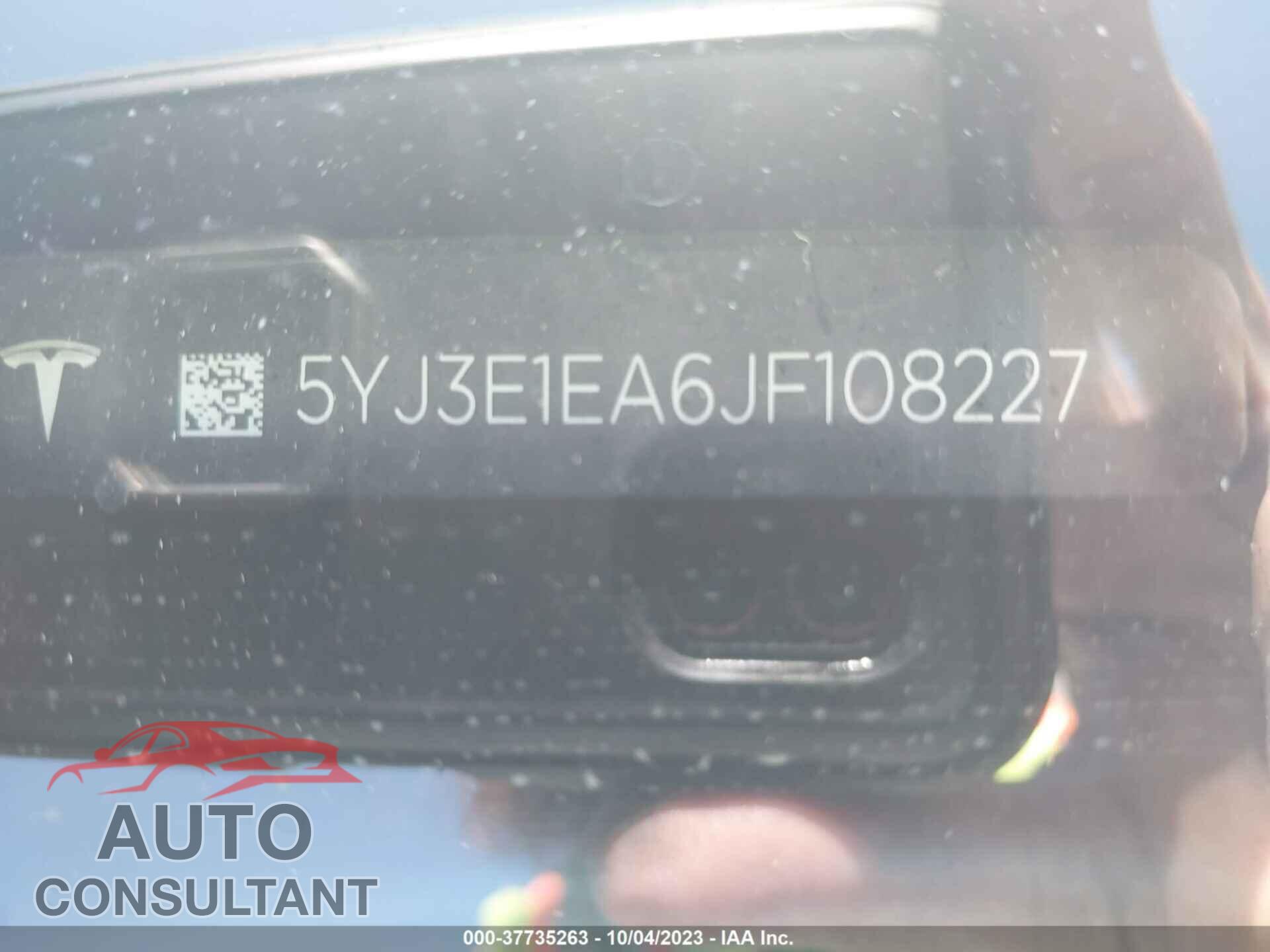 TESLA MODEL 3 2018 - 5YJ3E1EA6JF108227