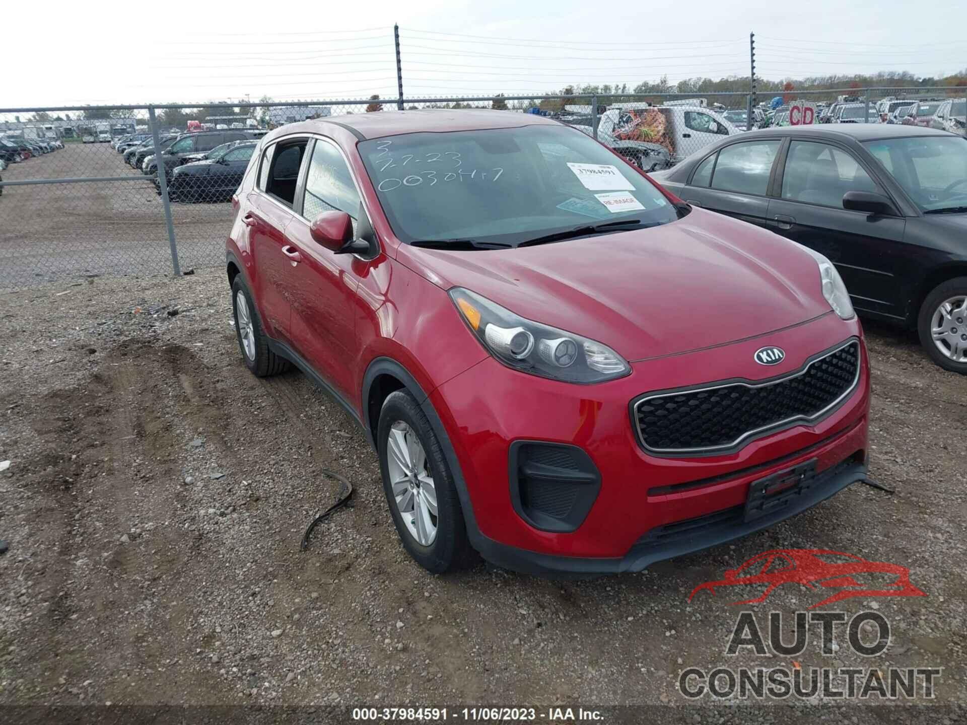 KIA SPORTAGE 2018 - KNDPM3AC7J7382419