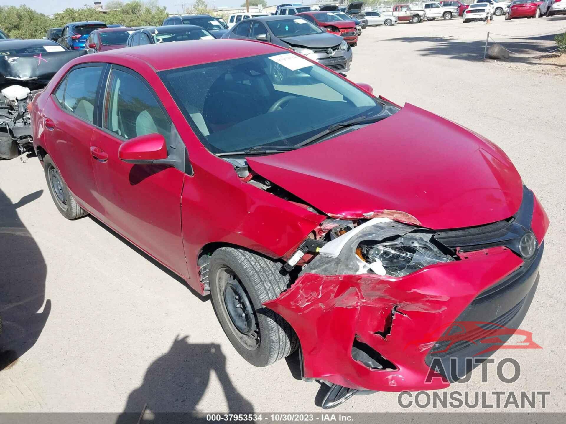 TOYOTA COROLLA 2018 - 2T1BURHE9JC111879