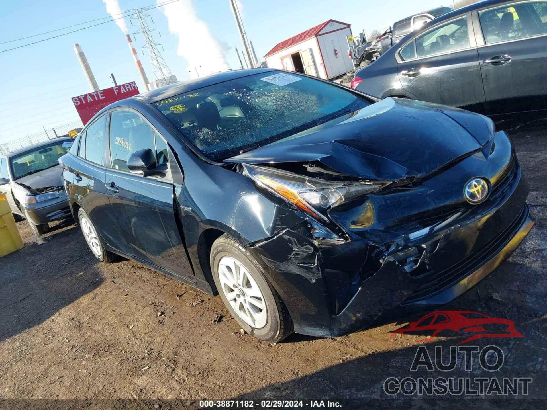 TOYOTA PRIUS 2017 - JTDKBRFU2H3542311