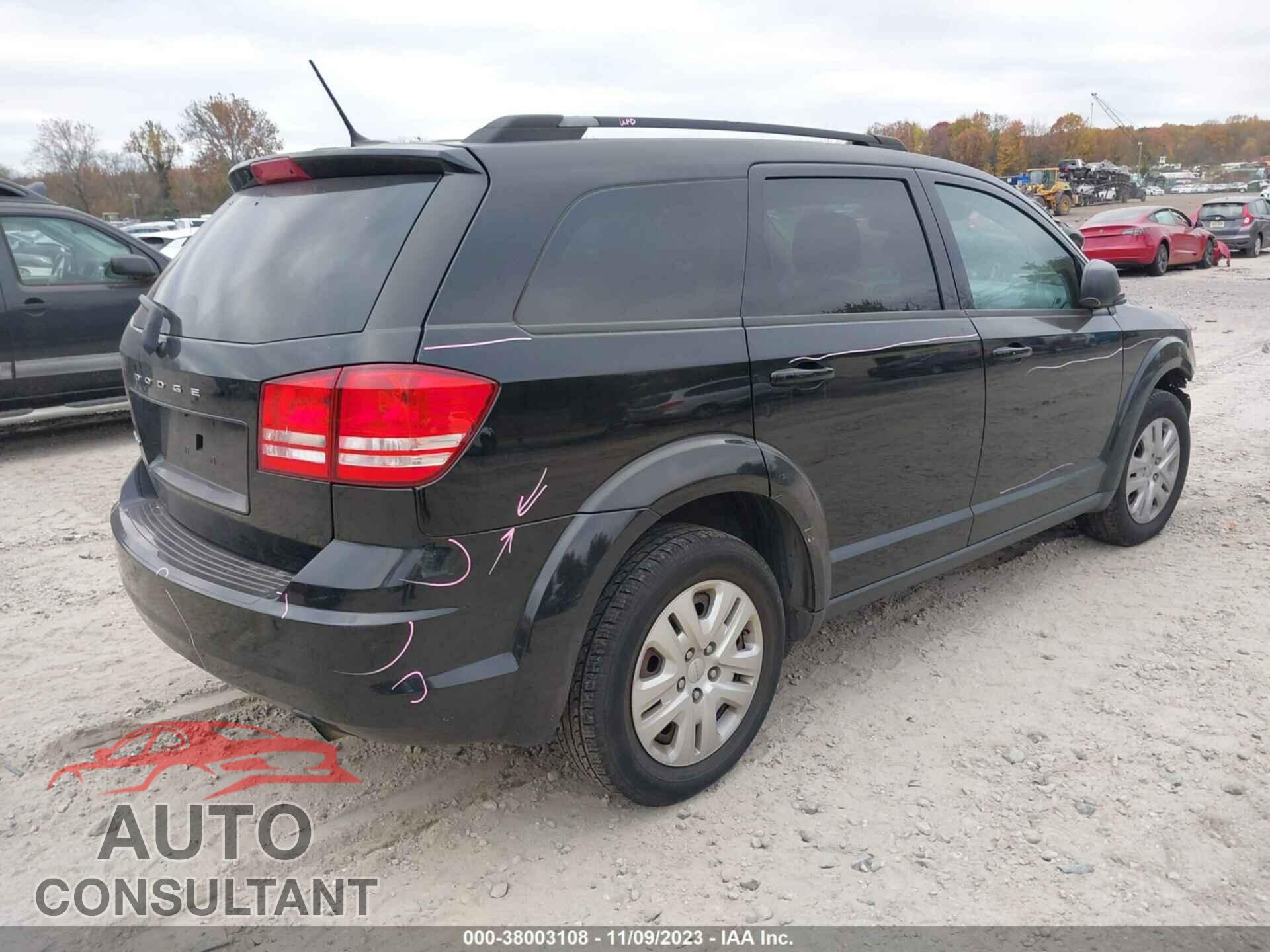DODGE JOURNEY 2017 - 3C4PDCAB1HT582001