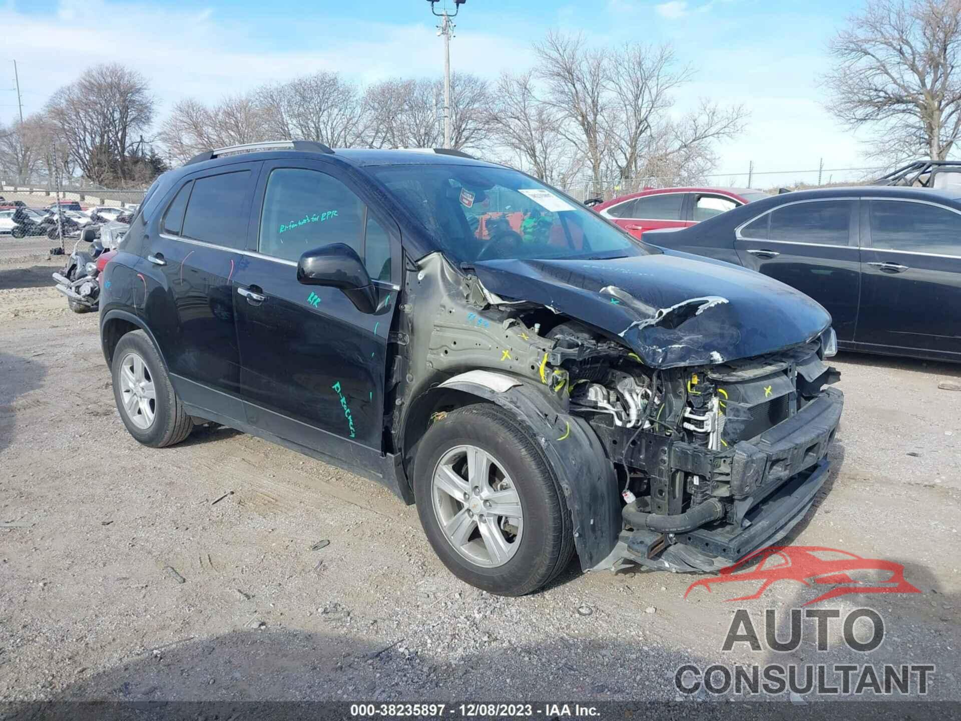 CHEVROLET TRAX 2019 - KL7CJLSB0KB718100