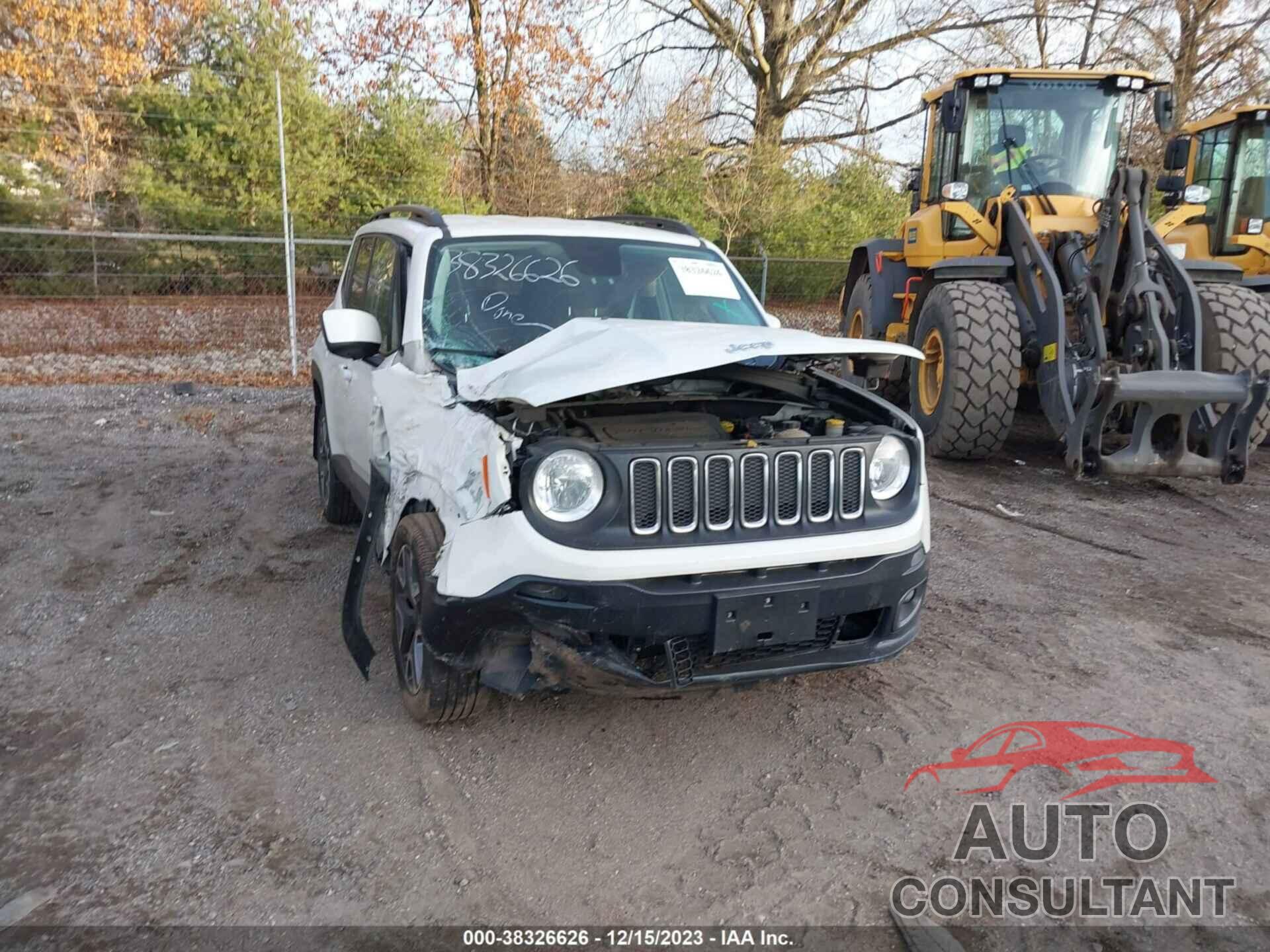 JEEP RENEGADE 2016 - ZACCJBBT2GPD53003