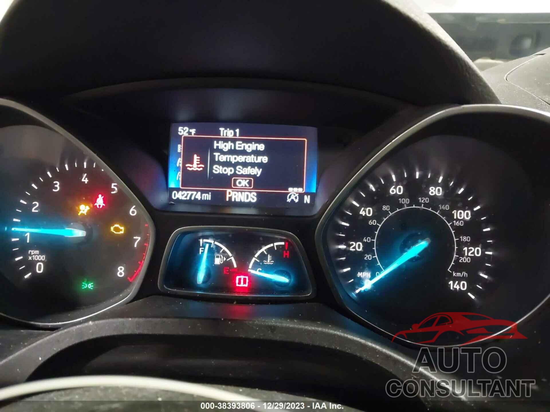 FORD ESCAPE 2019 - 1FMCU9HD4KUA76292