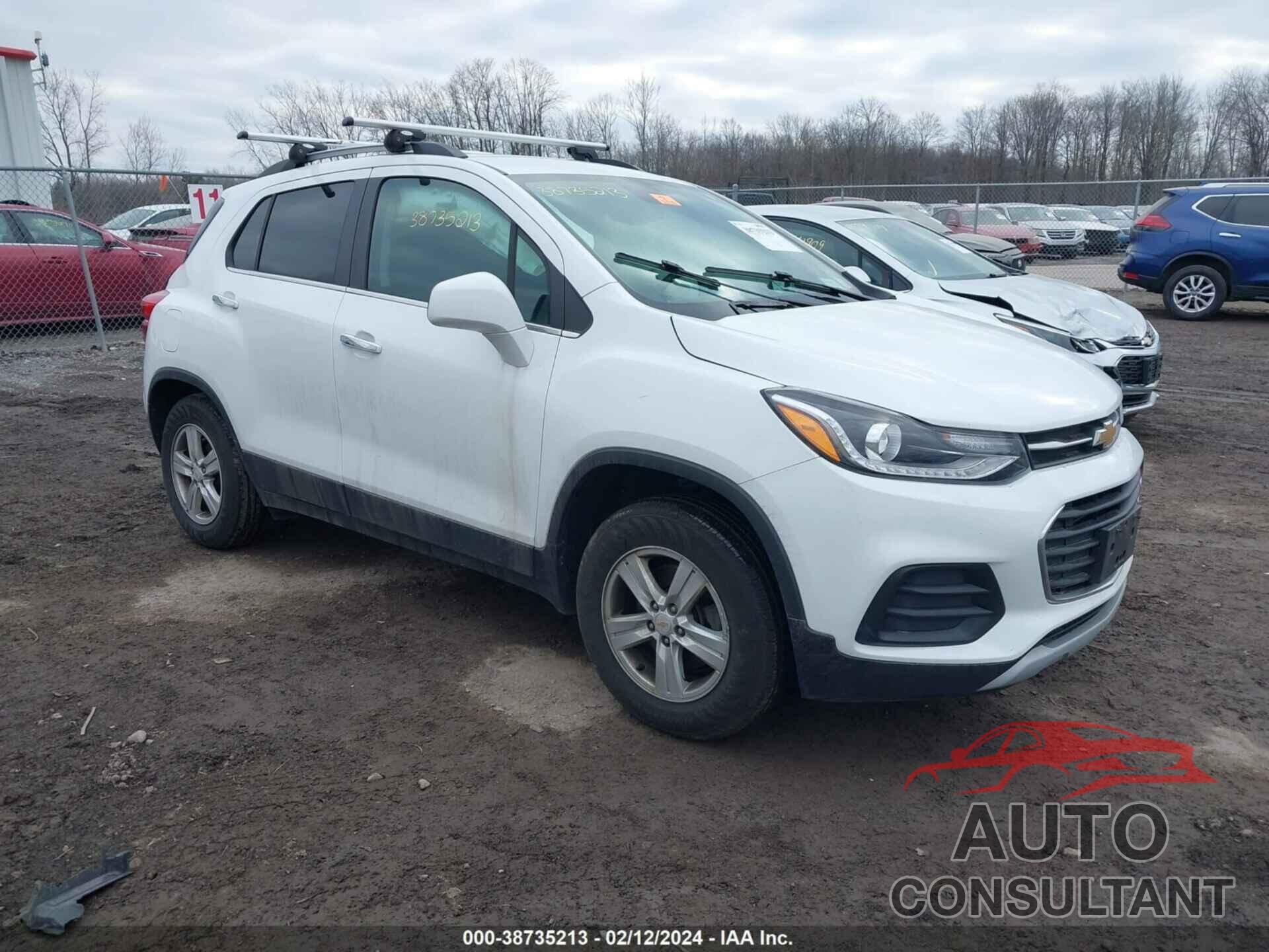 CHEVROLET TRAX 2019 - KL7CJPSB8KB882900