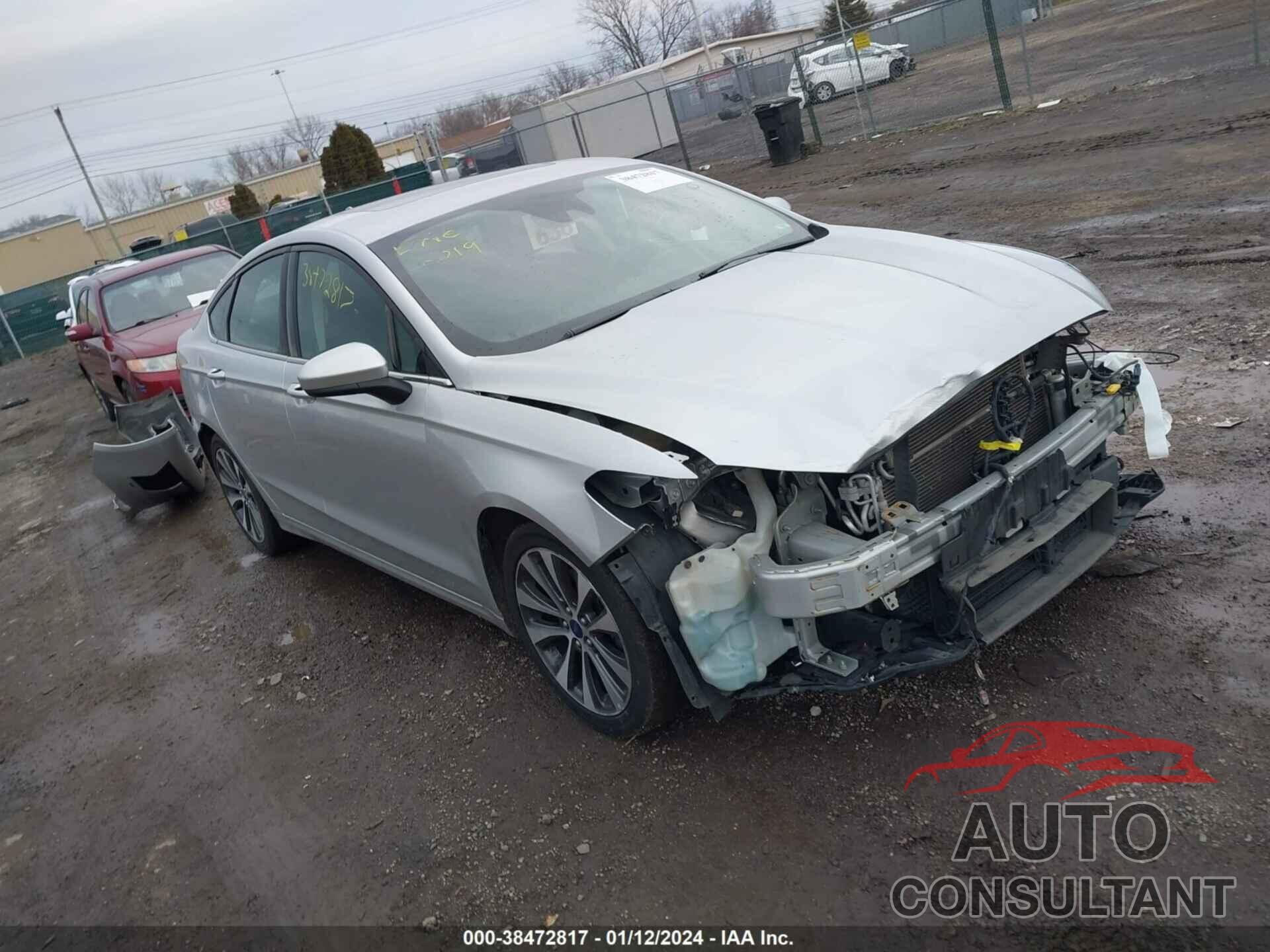 FORD FUSION 2019 - 3FA6P0T92KR270825