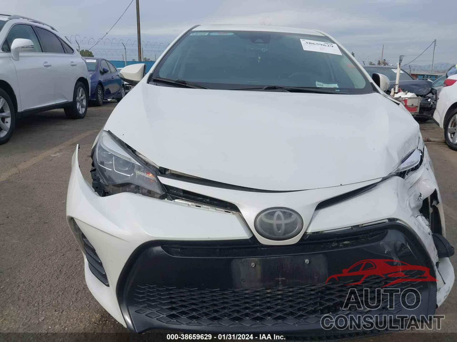 TOYOTA COROLLA 2017 - 5YFBURHE9HP707004