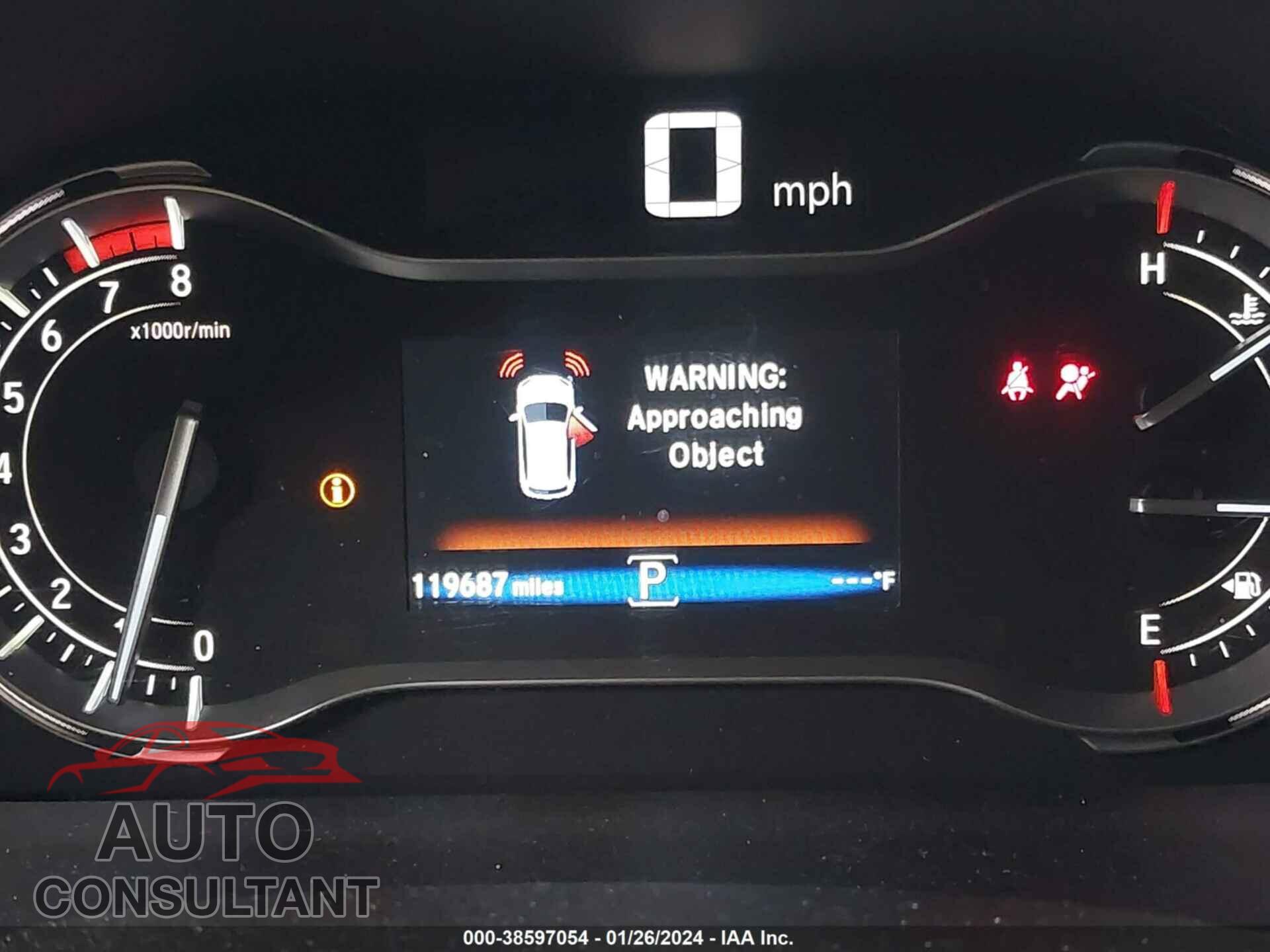HONDA PILOT 2016 - 5FNYF6H99GB016104