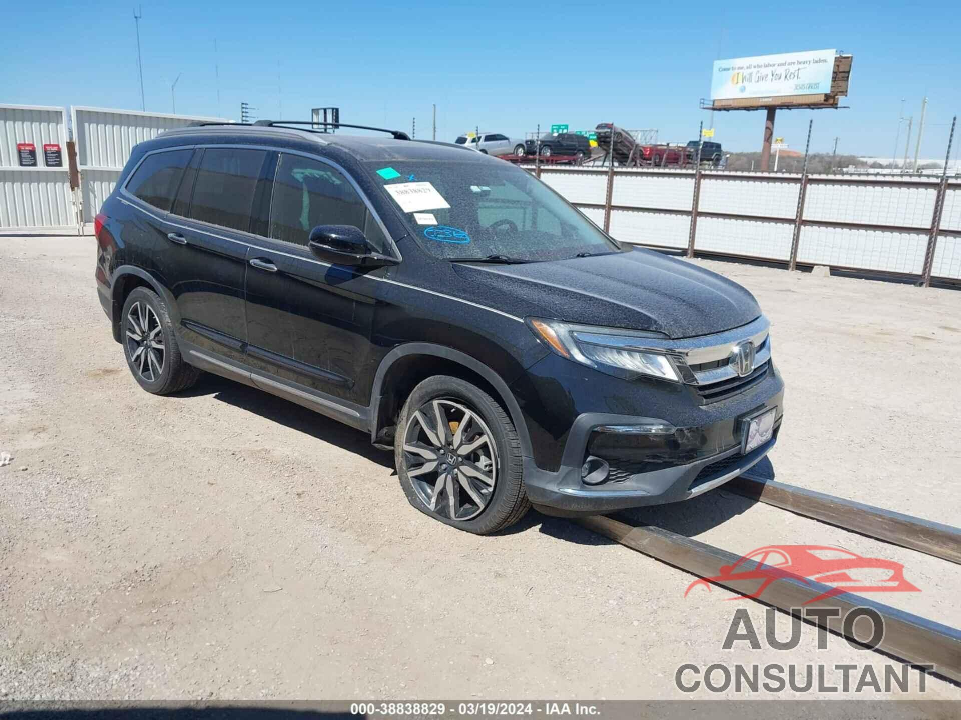 HONDA PILOT 2019 - 5FNYF5H63KB028810