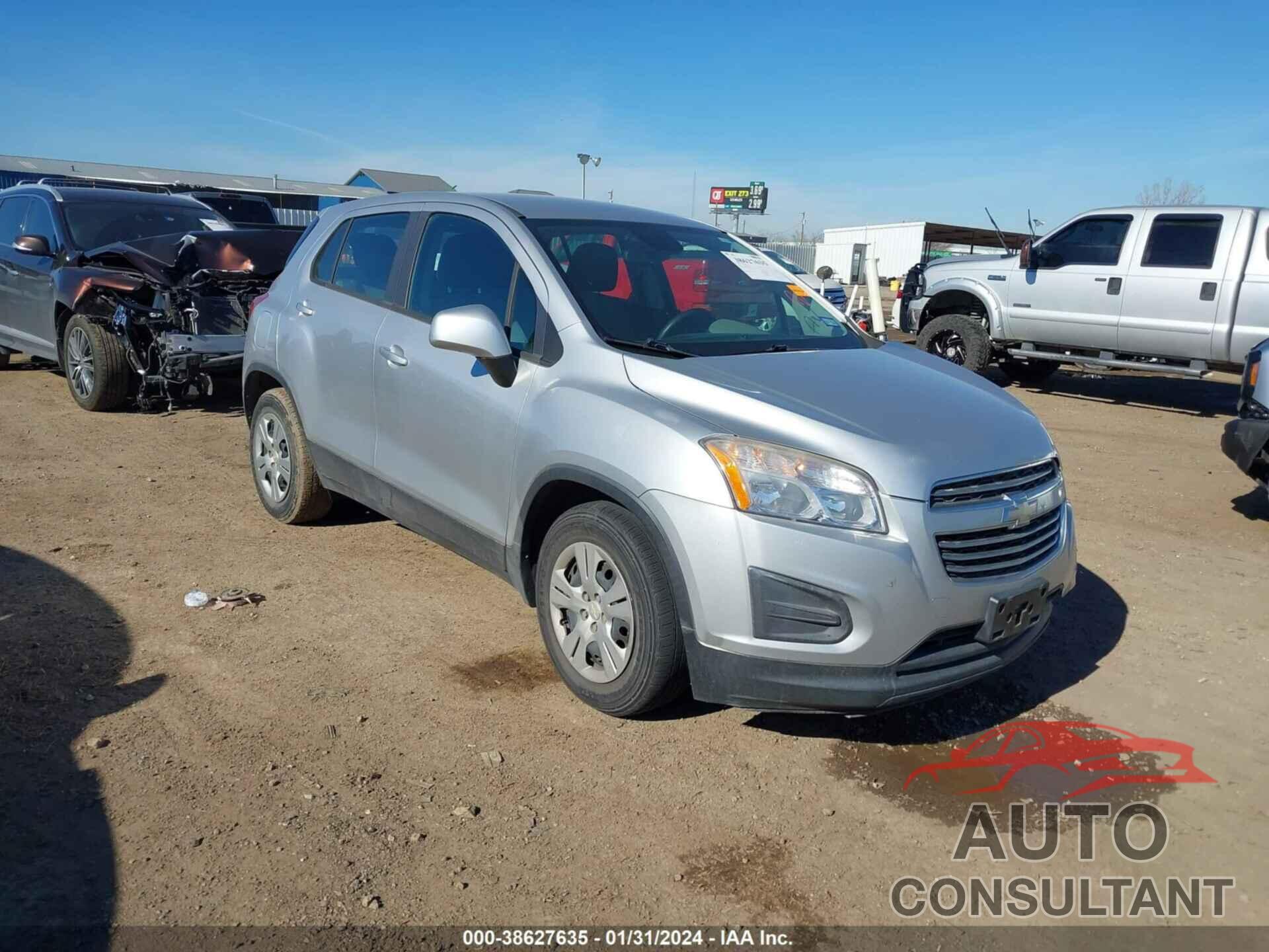 CHEVROLET TRAX 2016 - KL7CJKSB9GB612018