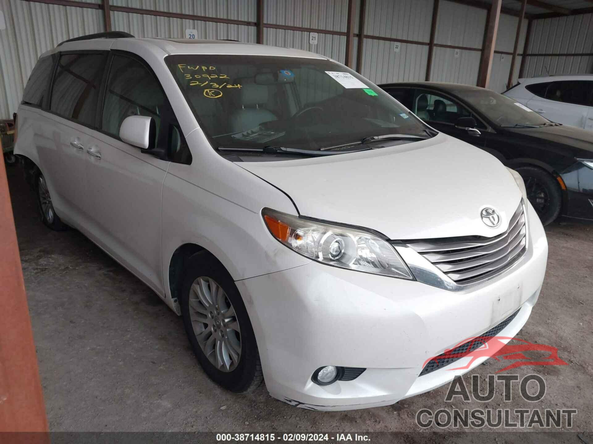 TOYOTA SIENNA 2016 - 5TDYK3DCXGS757966