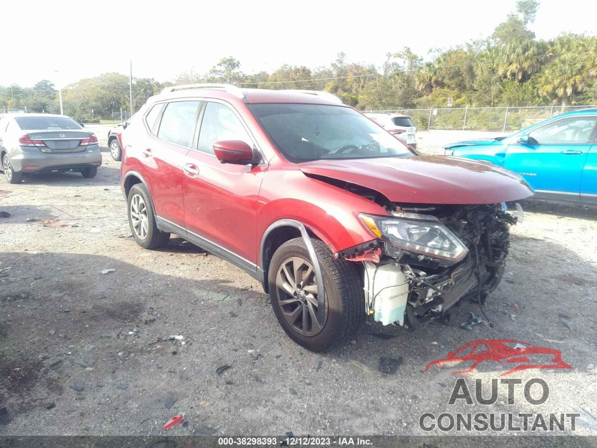 NISSAN ROGUE 2016 - KNMAT2MT0GP704132