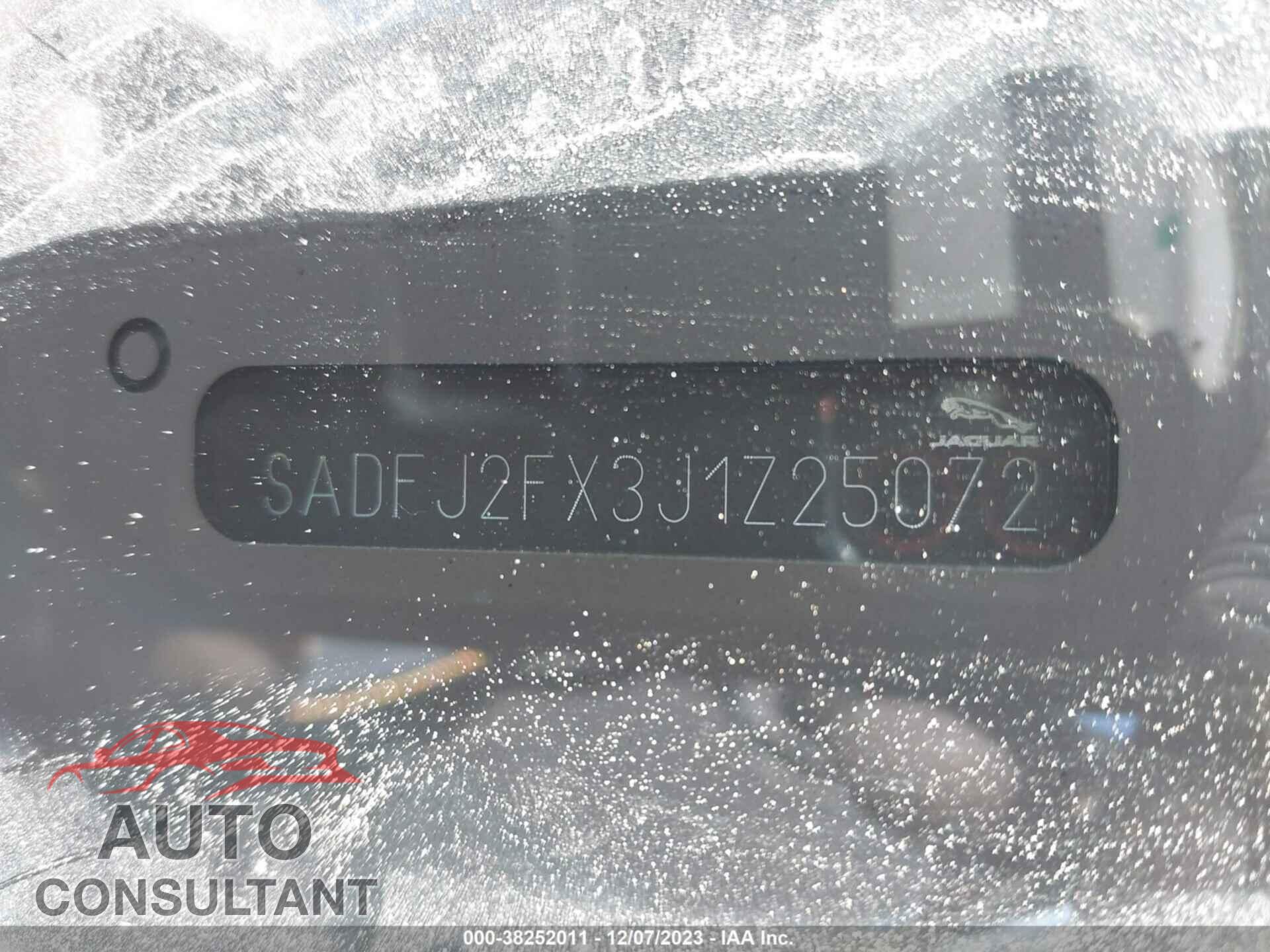 JAGUAR E-PACE 2018 - SADFJ2FX3J1Z25072