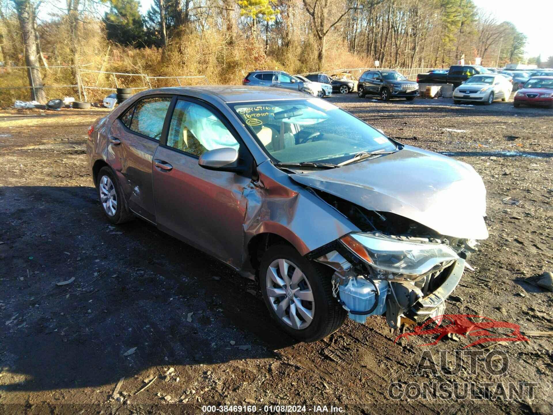 TOYOTA COROLLA 2016 - 2T1BURHEXGC548833