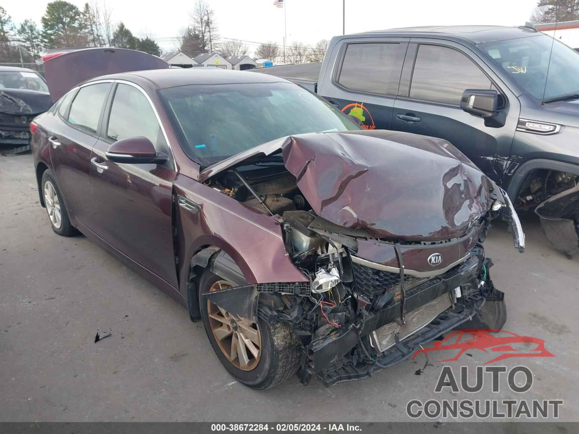 KIA OPTIMA 2016 - 5XXGT4L37GG096754