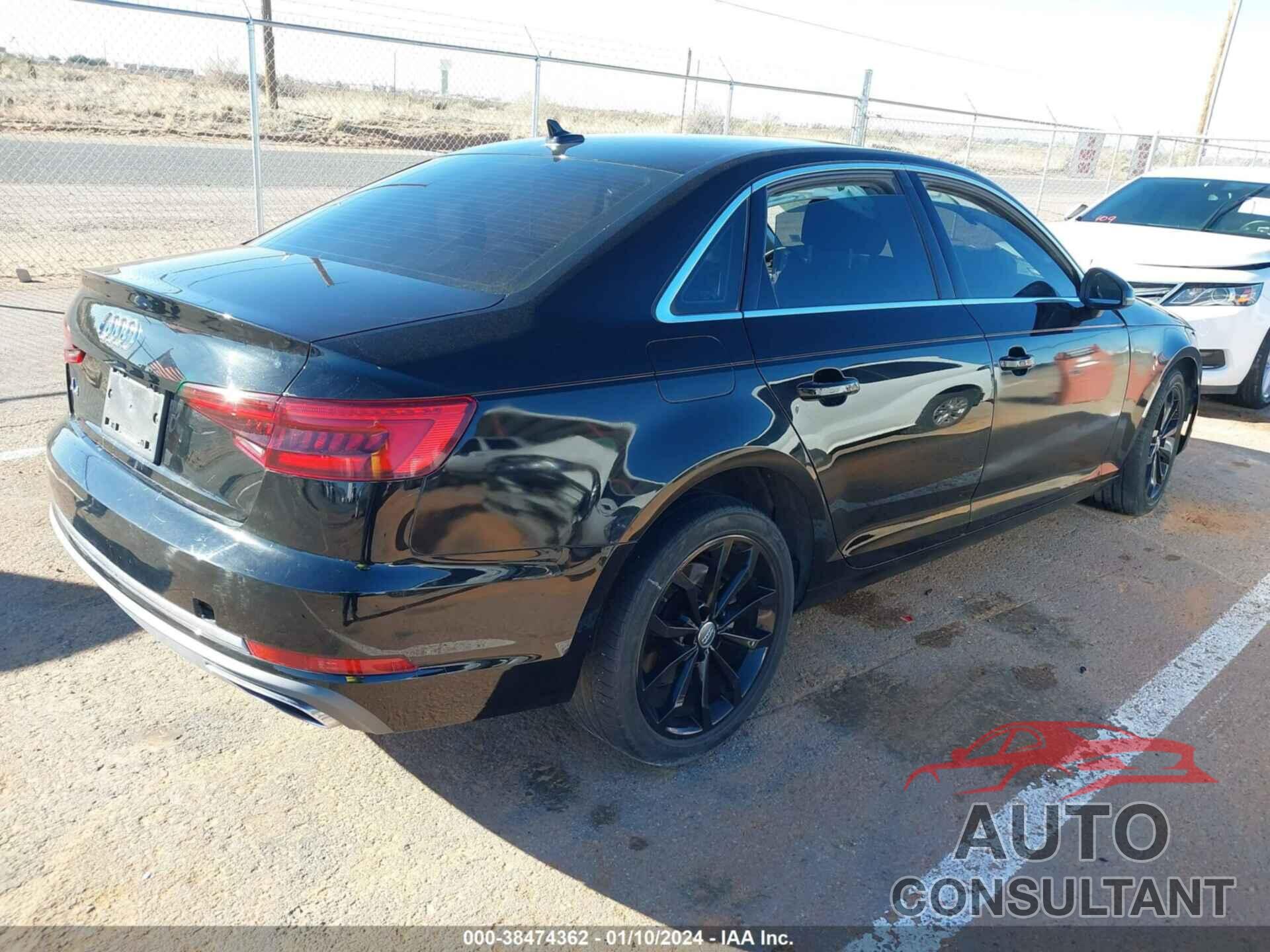 AUDI A4 2019 - WAUGMAF41KN005164