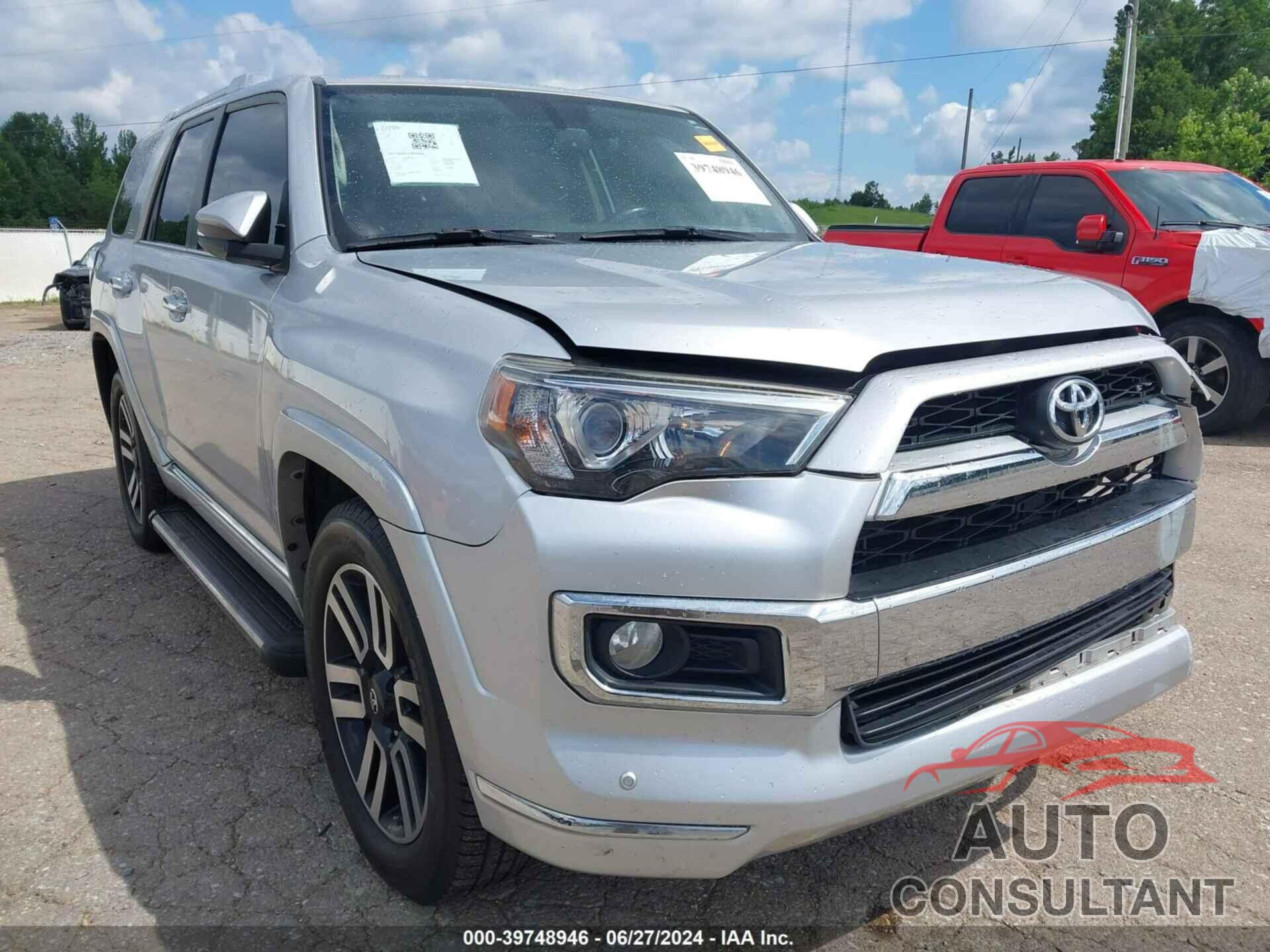 TOYOTA 4RUNNER 2017 - JTEZU5JR5H5158768