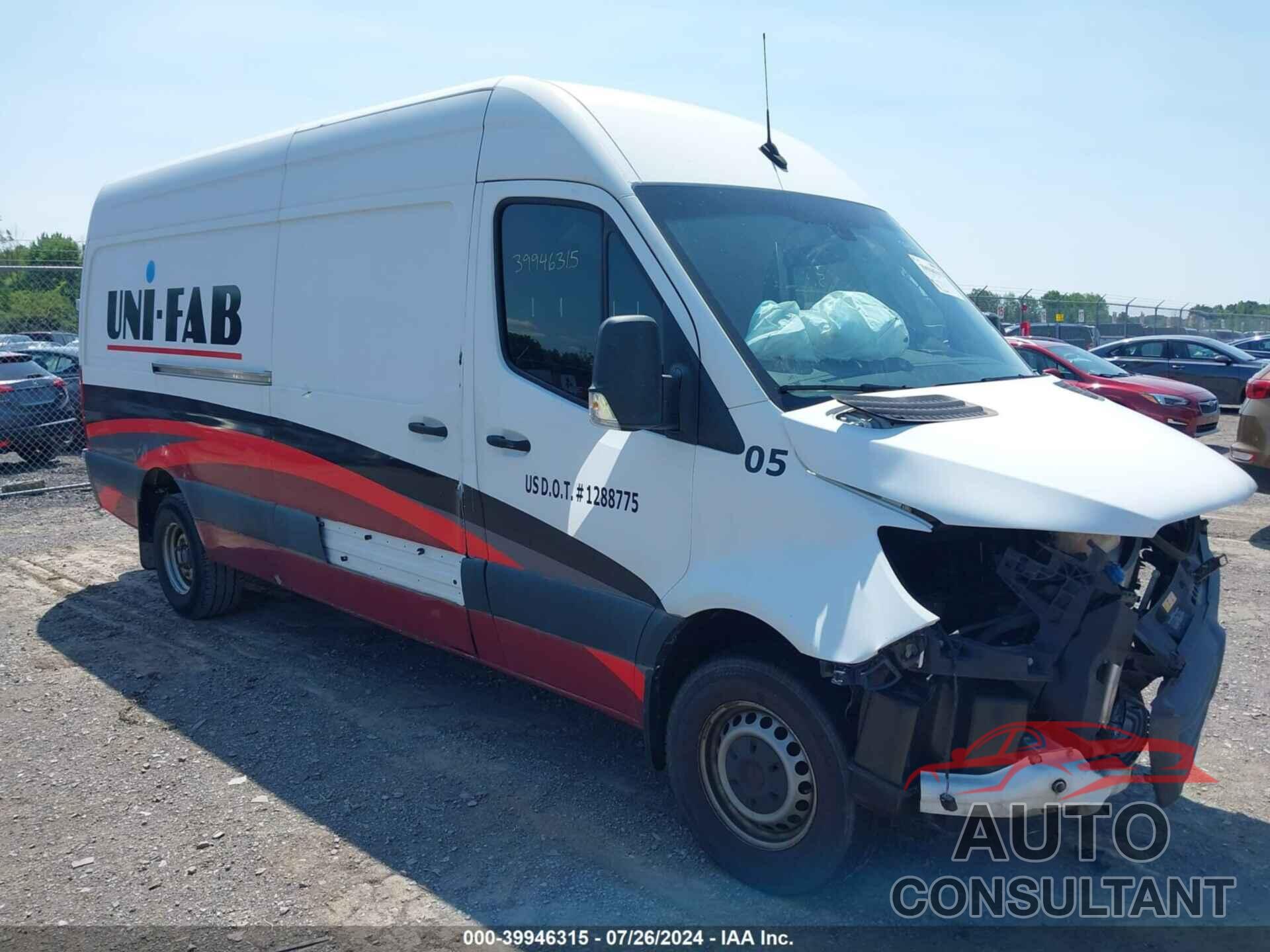 MERCEDES-BENZ SPRINTER 2019 - WD3BF4CD6KP032047