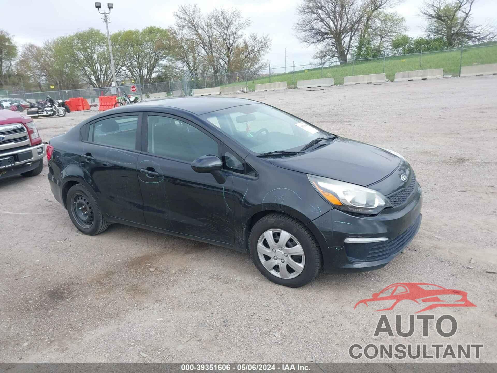 KIA RIO 2017 - KNADM4A38H6010755