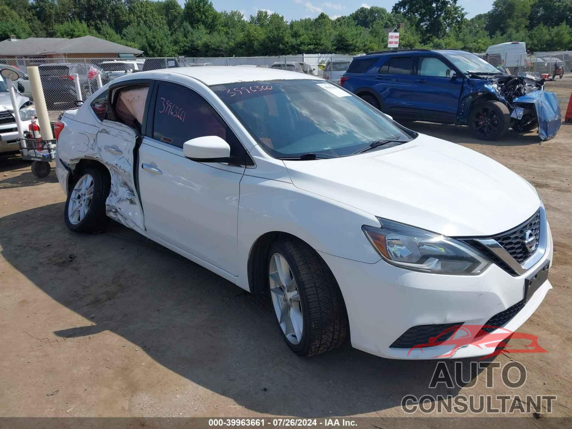 NISSAN SENTRA 2016 - 3N1AB7AP8GY277100