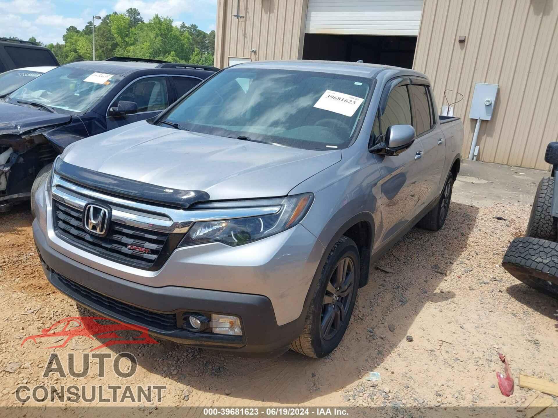 HONDA RIDGELINE 2019 - 5FPYK3F12KB002004