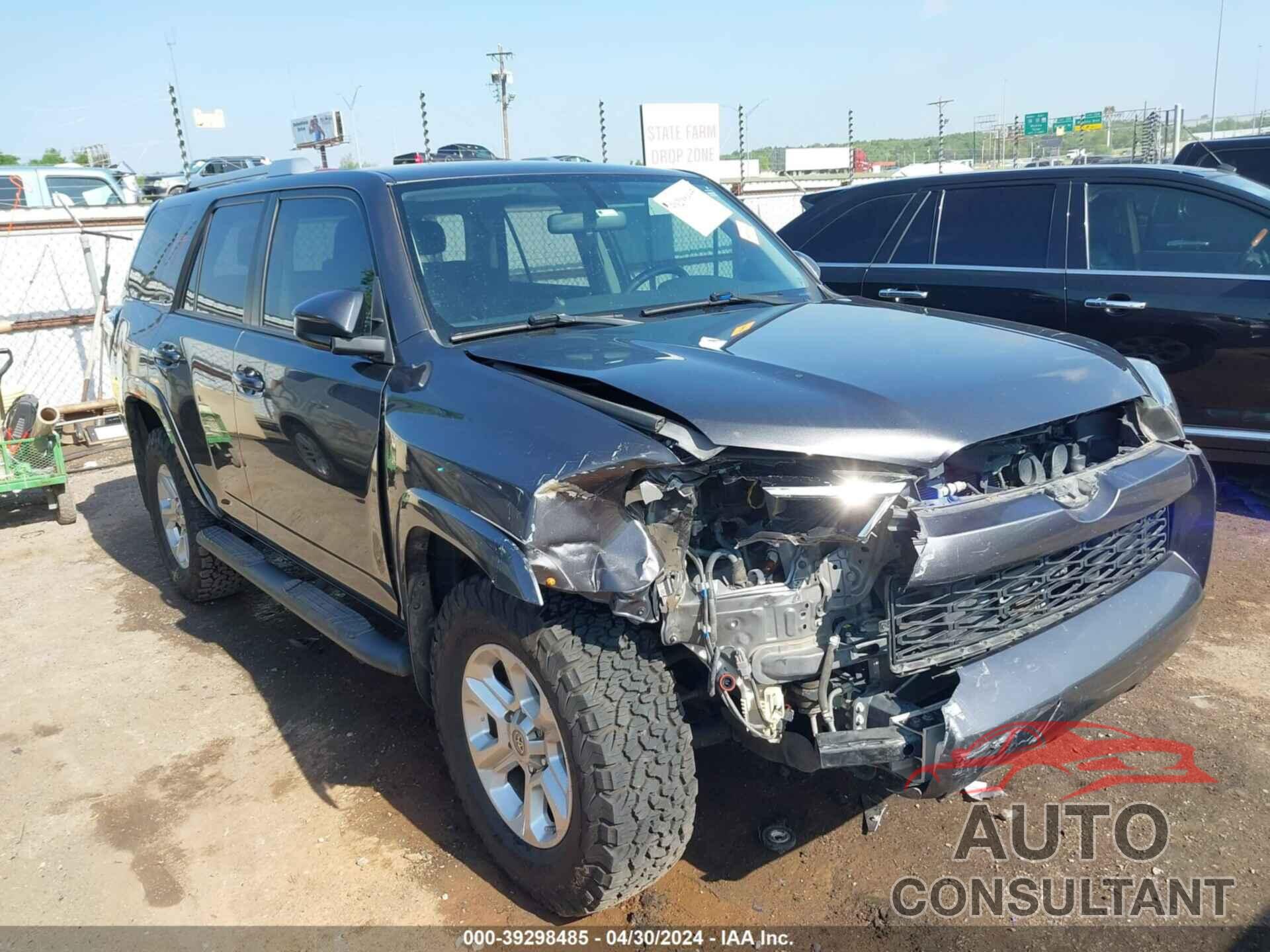 TOYOTA 4RUNNER 2016 - JTEZU5JR2G5147919